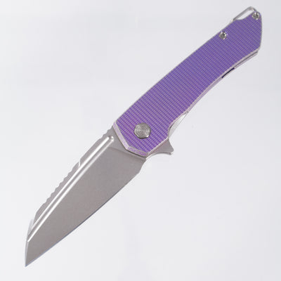 Machine Wise Mojave (Washers) #1174W - Distressed Purple Grenade Texture Titanium - Stonewash S90V