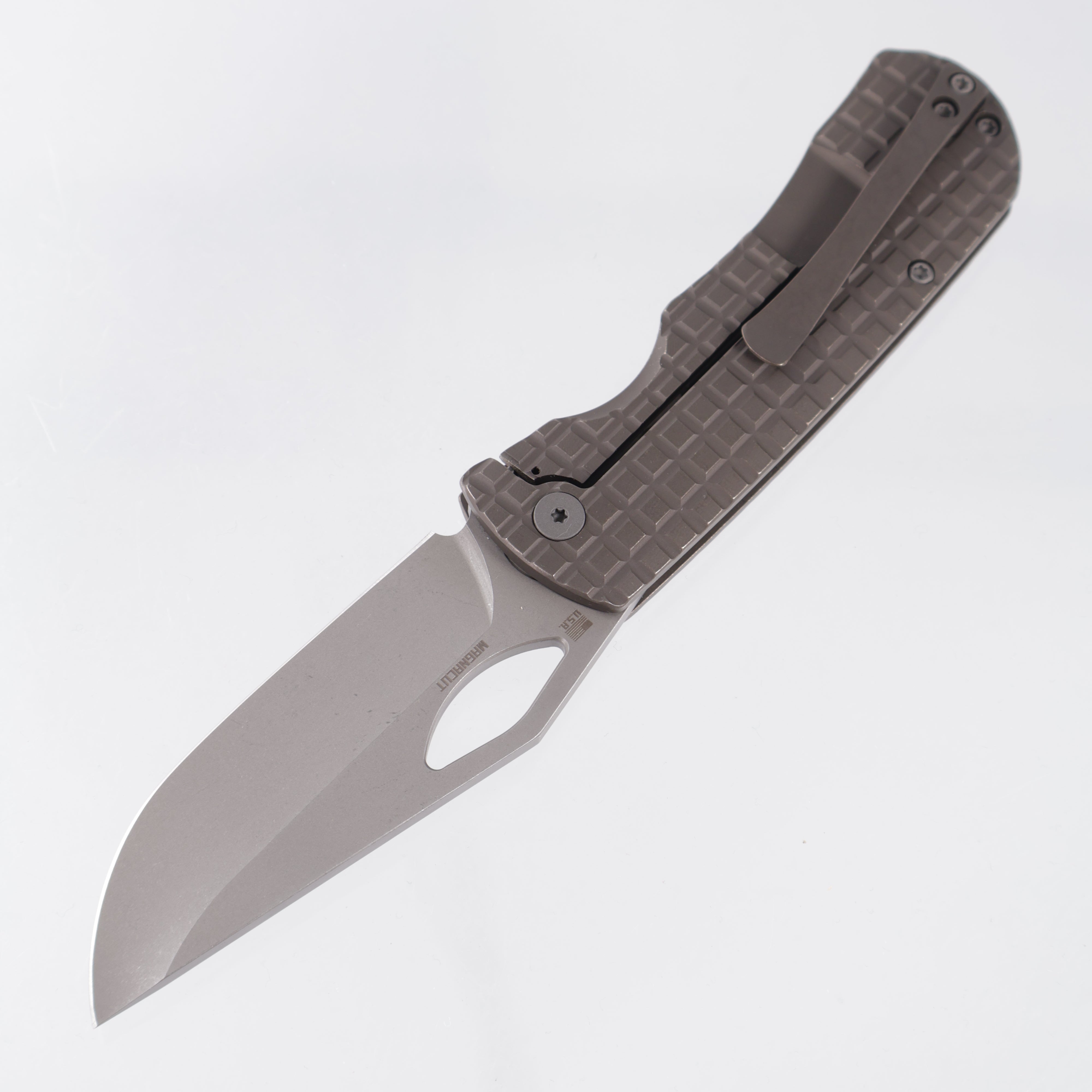 McNees Little Dixon - Bronze Frag Milled Titanium - Atomic Stonewash Magnacut