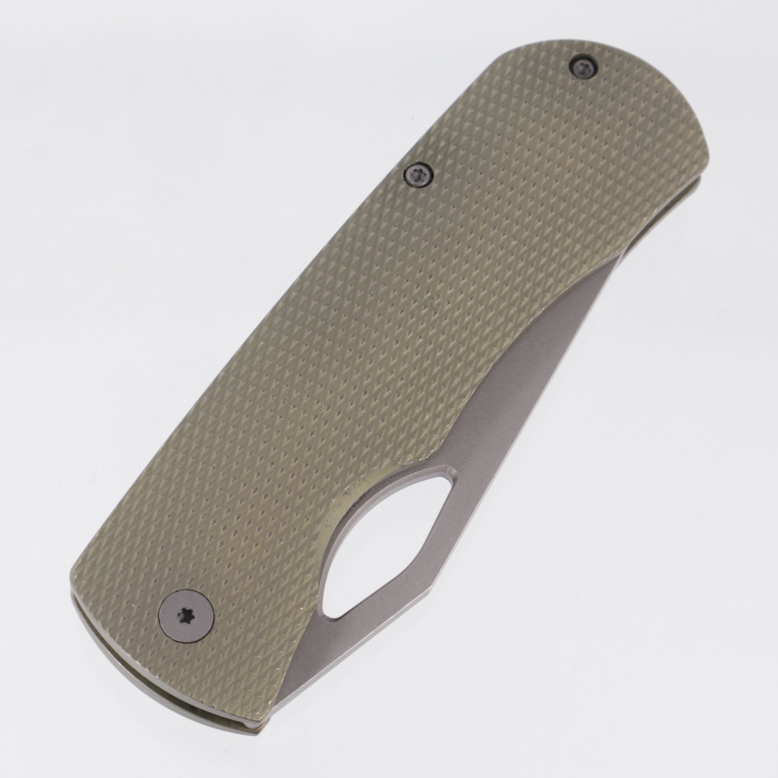 McNees Dixon - Green/Bronze Diamond Milled Titanium - Atomic Stonewash Magnacut