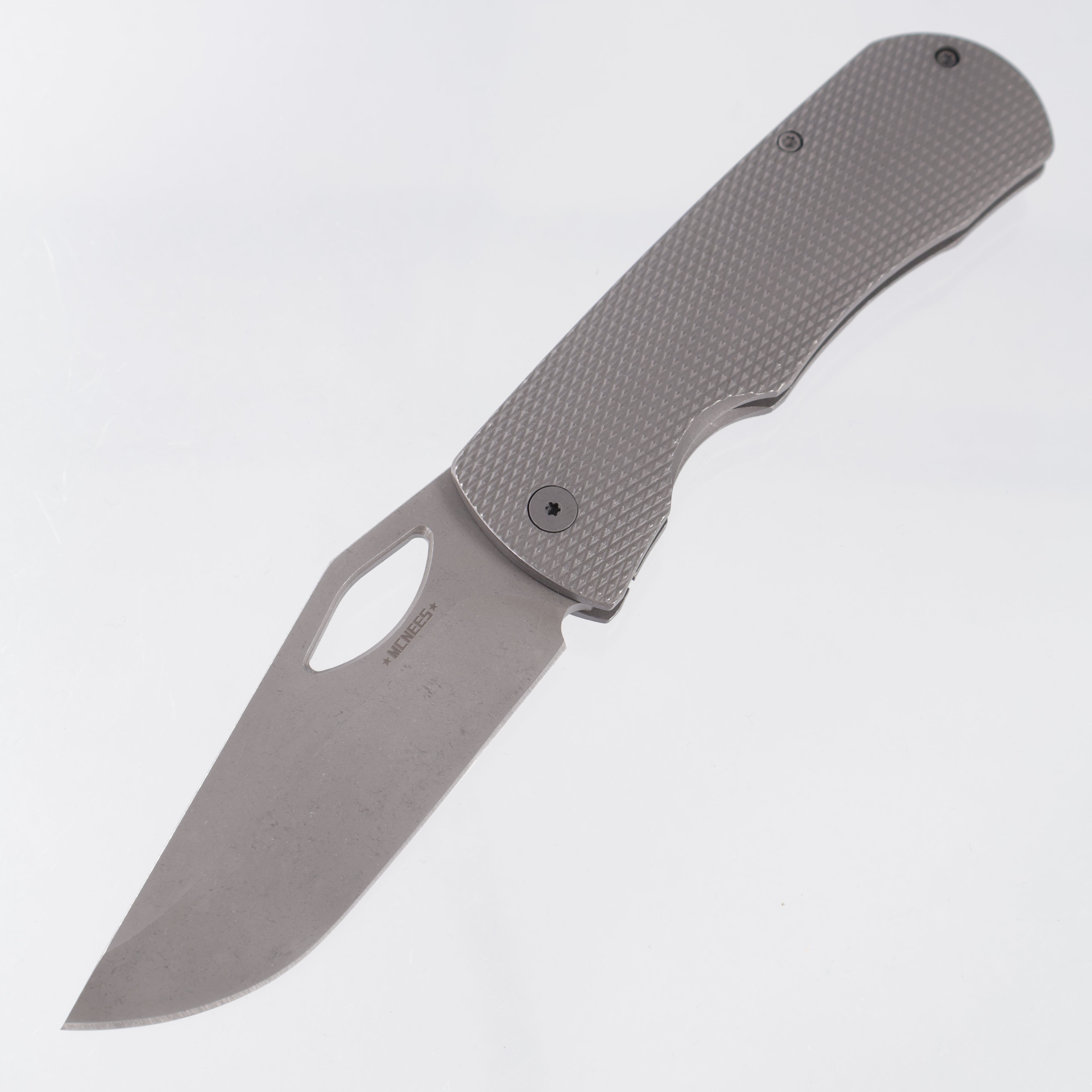 McNees Dixon - Atomic Stonewash Diamond Milled Titanium - Atomic Stonewash Magnacut
