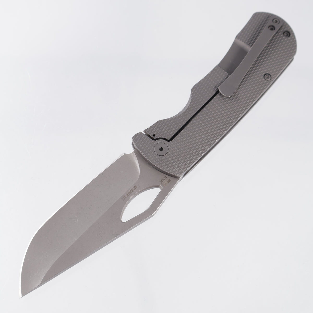 McNees Dixon - Atomic Stonewash Diamond Milled Titanium - Atomic Stonewash Magnacut