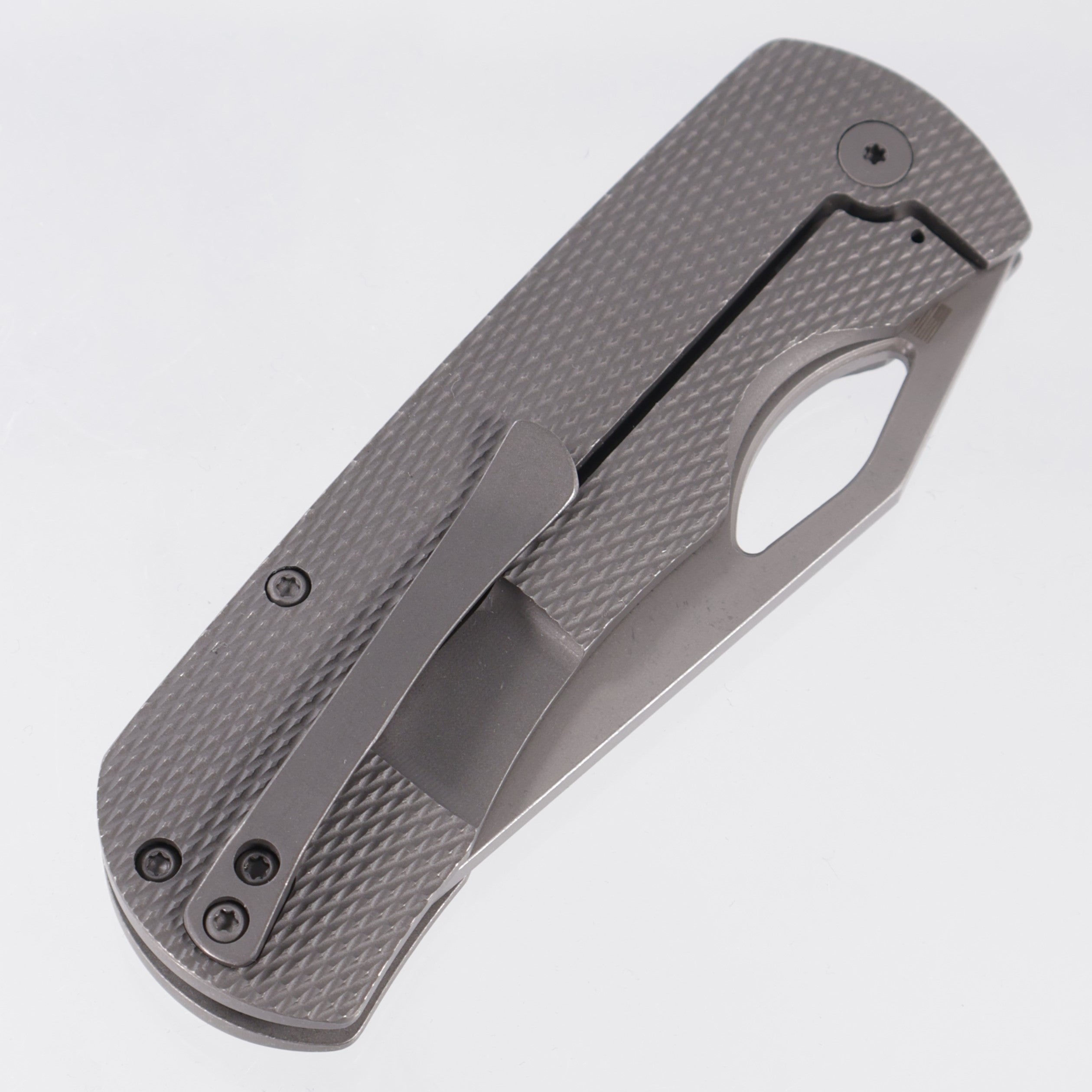 McNees Dixon - Atomic Stonewash Diamond Milled Titanium - Atomic Stonewash Magnacut