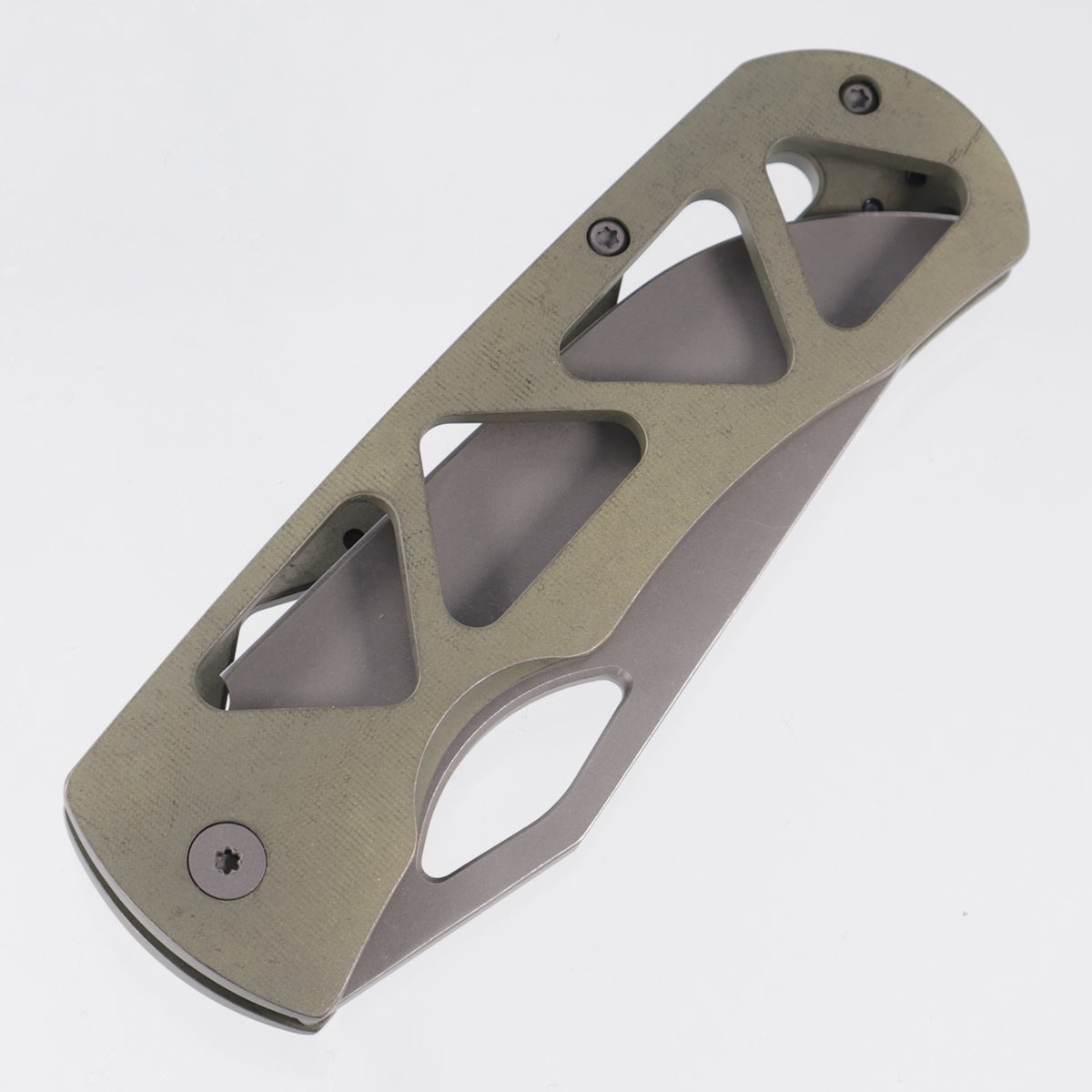 McNees Dixon - Green/Bronze Skeletonized Titanium - Atomic Stonewash Magnacut