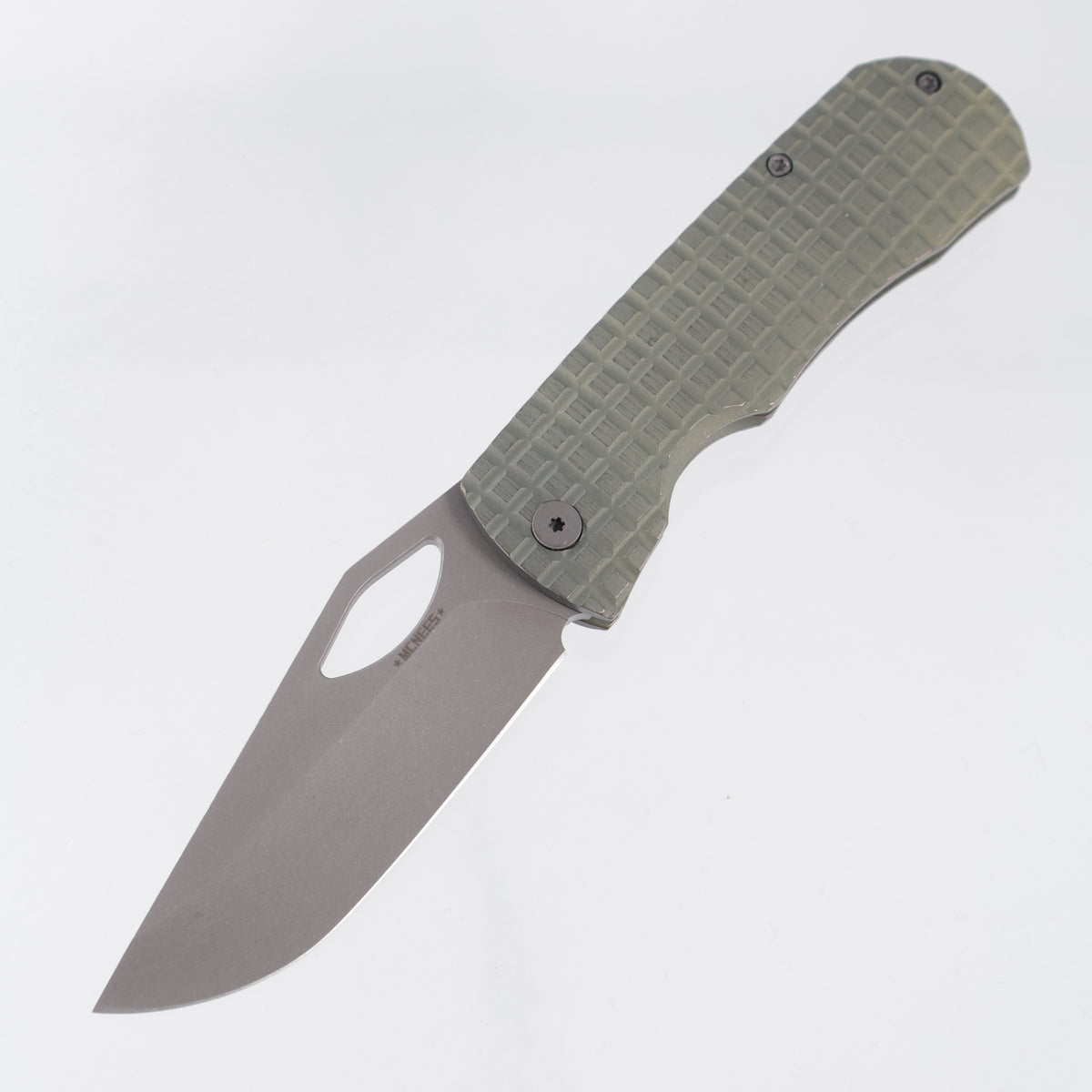 McNees Little Dixon - Green/Bronze Frag Milled Titanium - Atomic Stonewash Magnacut