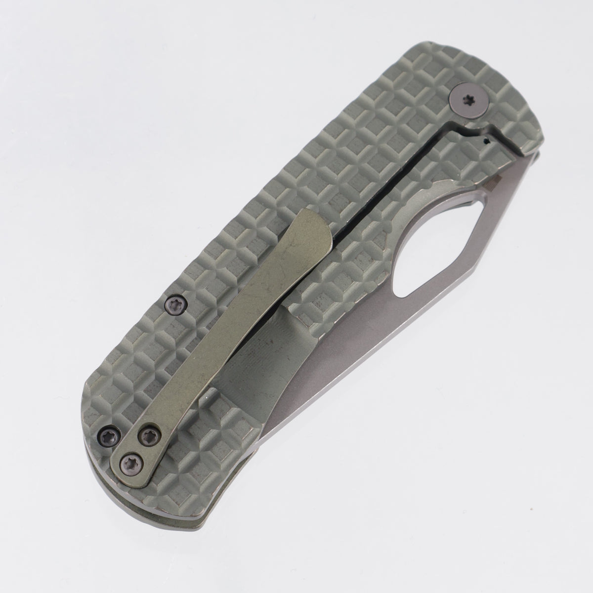 McNees Little Dixon - Green/Bronze Frag Milled Titanium - Atomic Stonewash Magnacut
