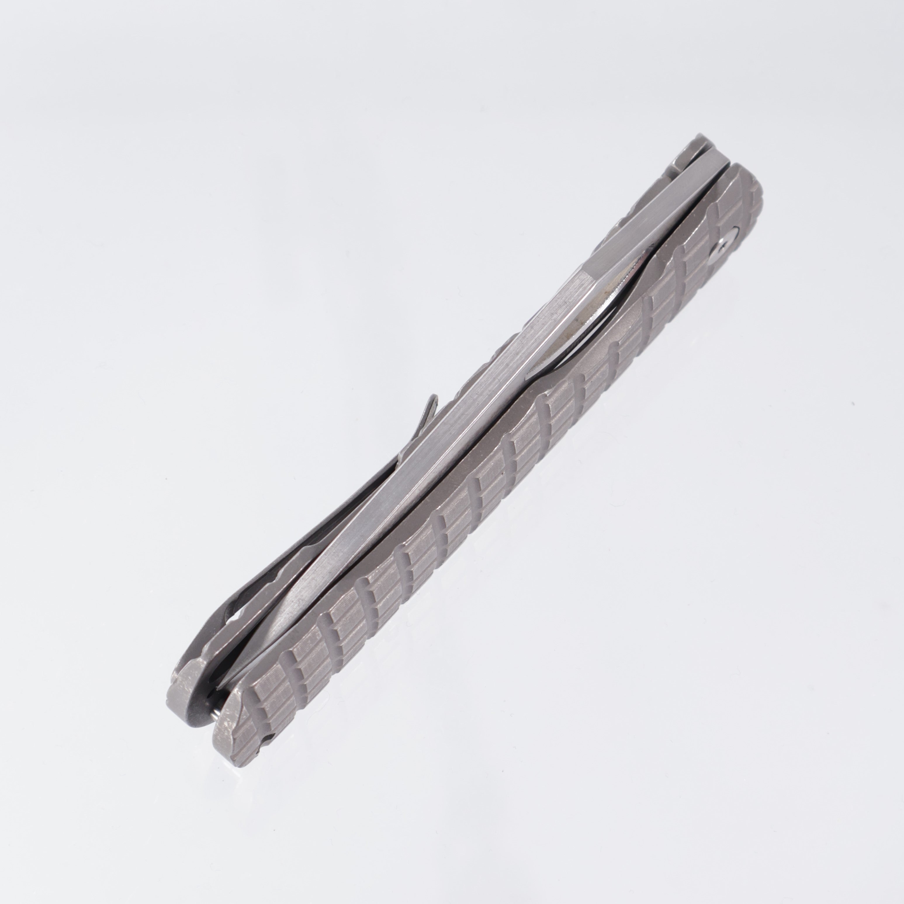 McNees Dixon - Satin Stonewash Magnacut - Frag Stonewash Titanium Handle - 3.75 DX Dixon Frag (SW-A) T2346