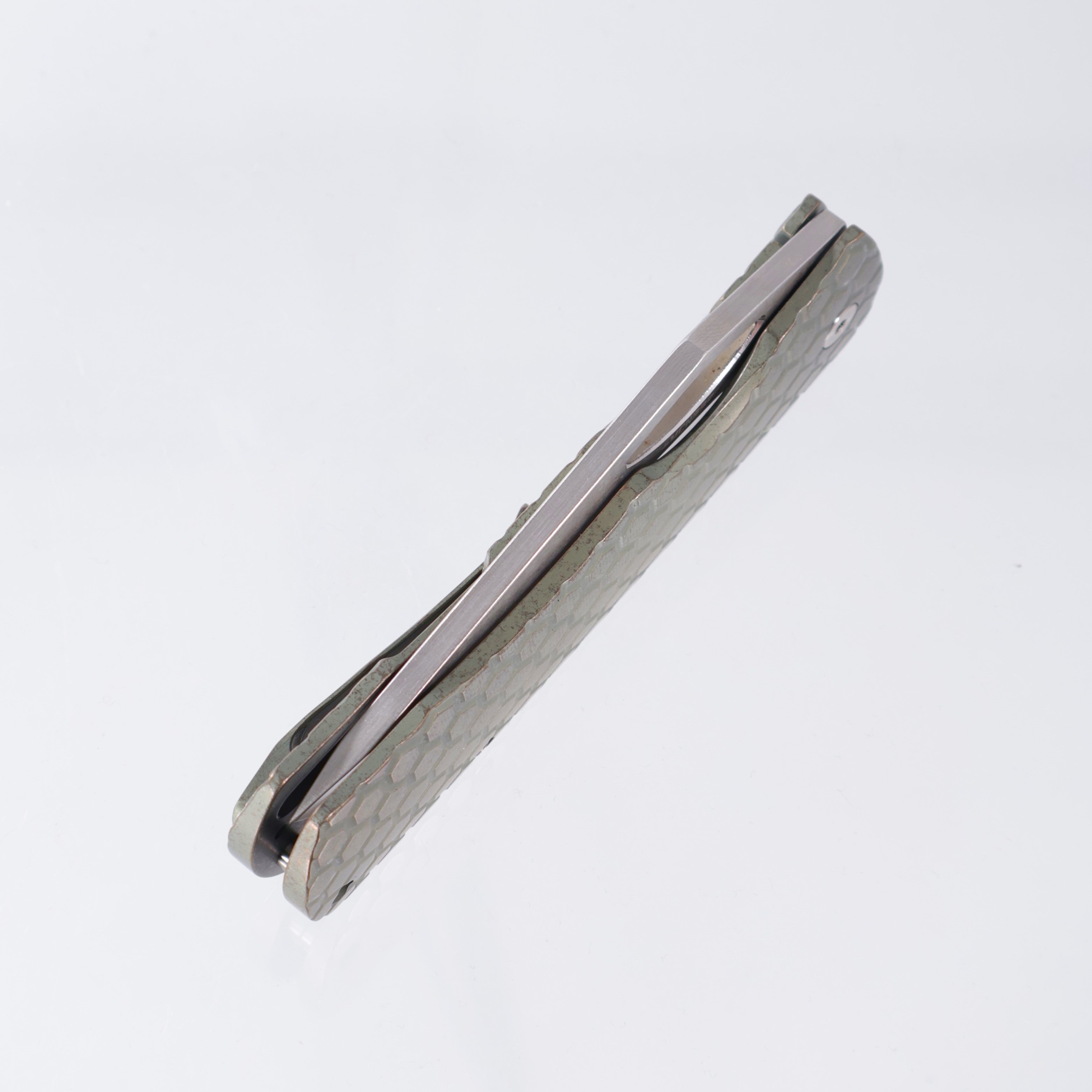 McNees Dixon - Green Honeycomb Milled Ti - Satin Stonewash Magnacut 3.75" - GRN/BRNZ-A SIMS1T2397