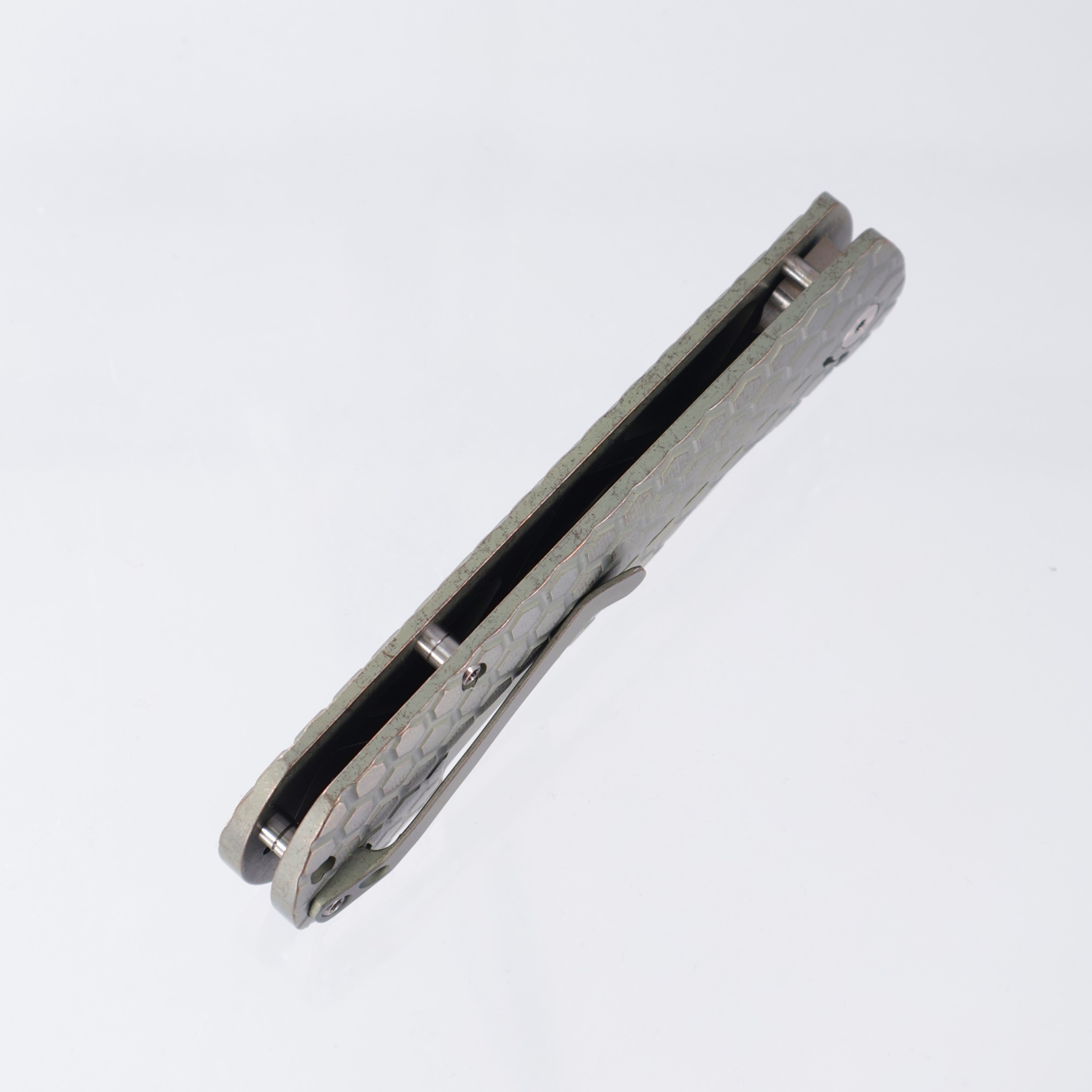 McNees Dixon - Green Honeycomb Milled Ti - Satin Stonewash Magnacut 3.75" - GRN/BRNZ-A SIMS1T2397