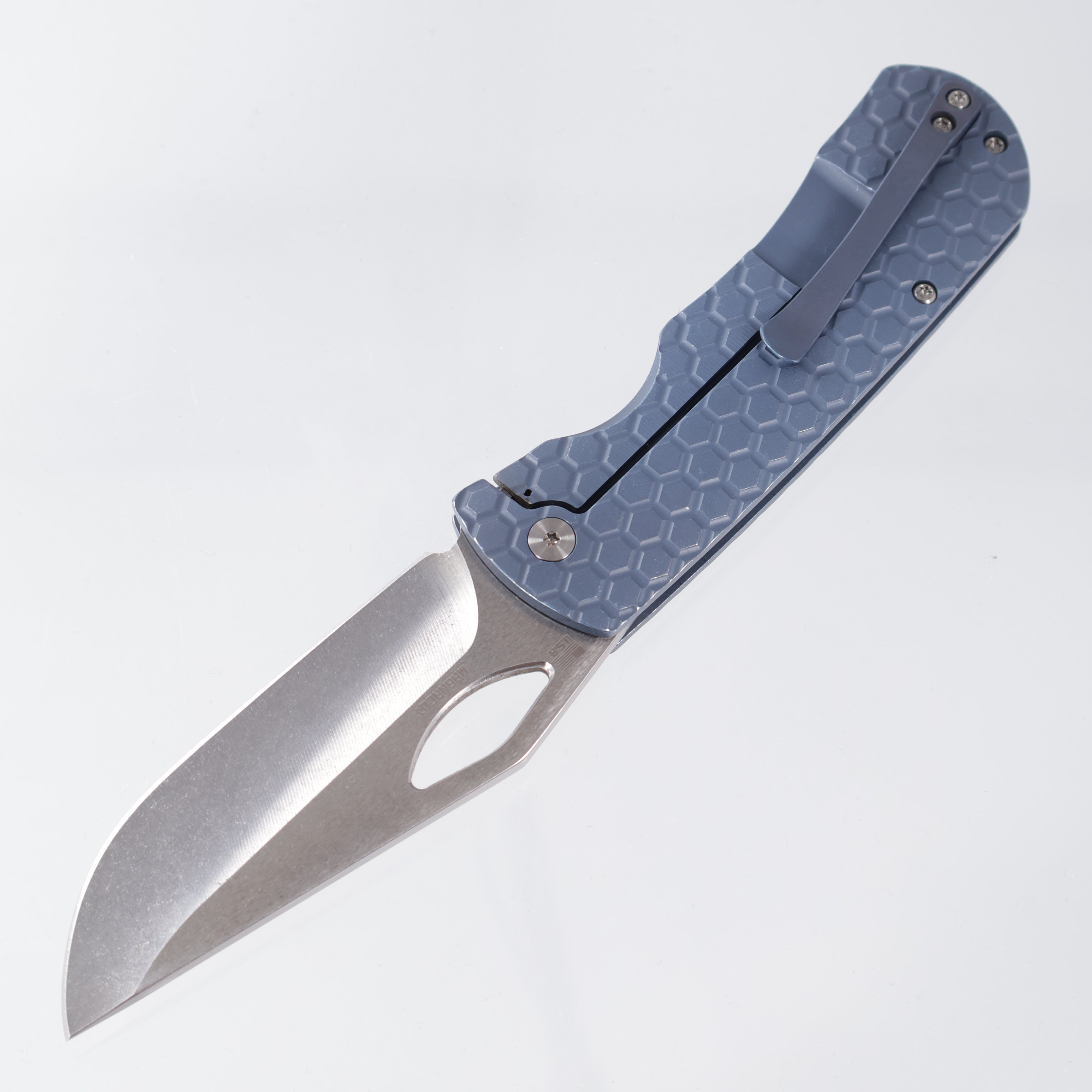 McNees Dixon - Blue Honeycomb Milled Ti - Satin Stonewash Magnacut 3.75" - BLU-A SIMS1T2391
