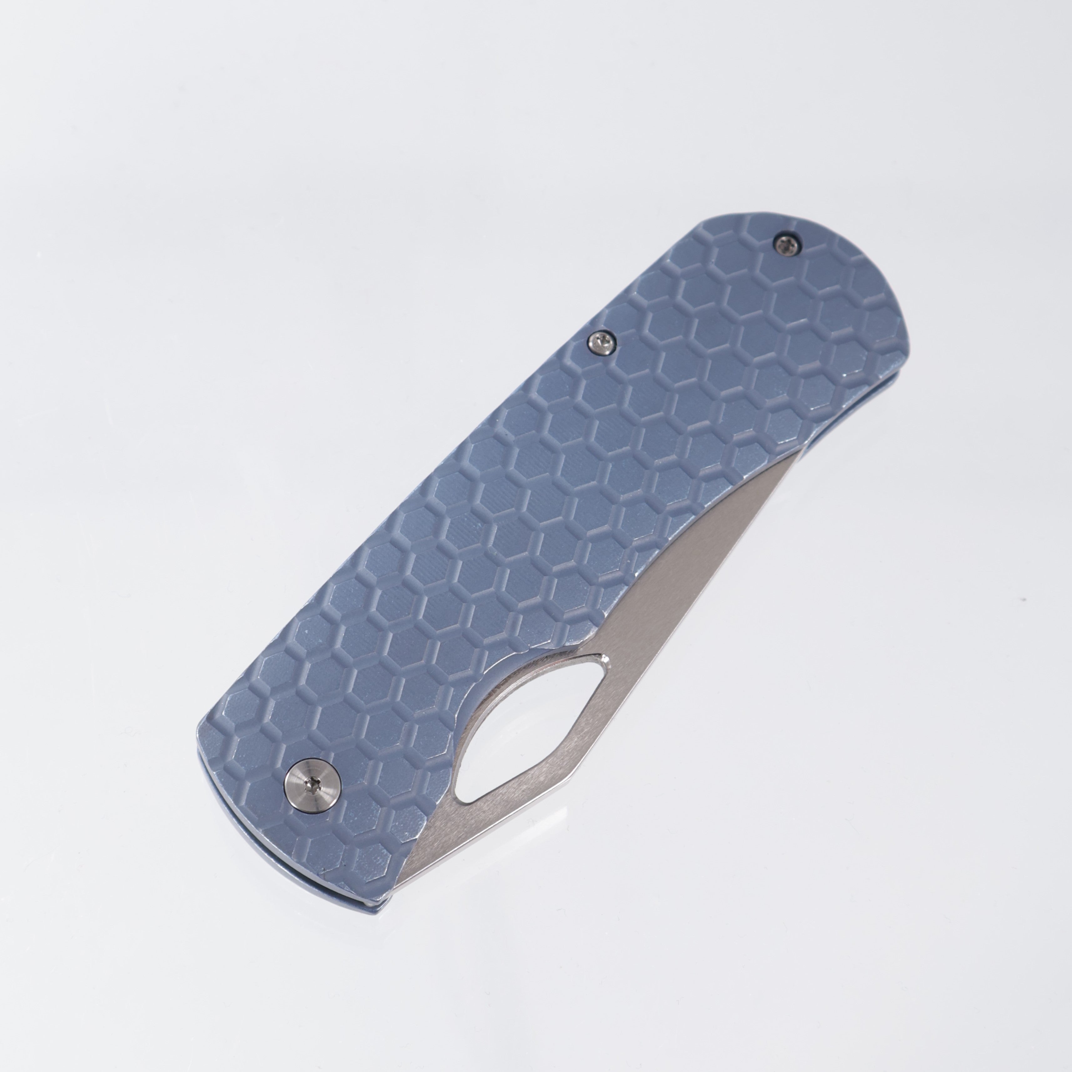 McNees Dixon - Blue Honeycomb Milled Ti - Satin Stonewash Magnacut 3.75" - BLU-A SIMS1T2391