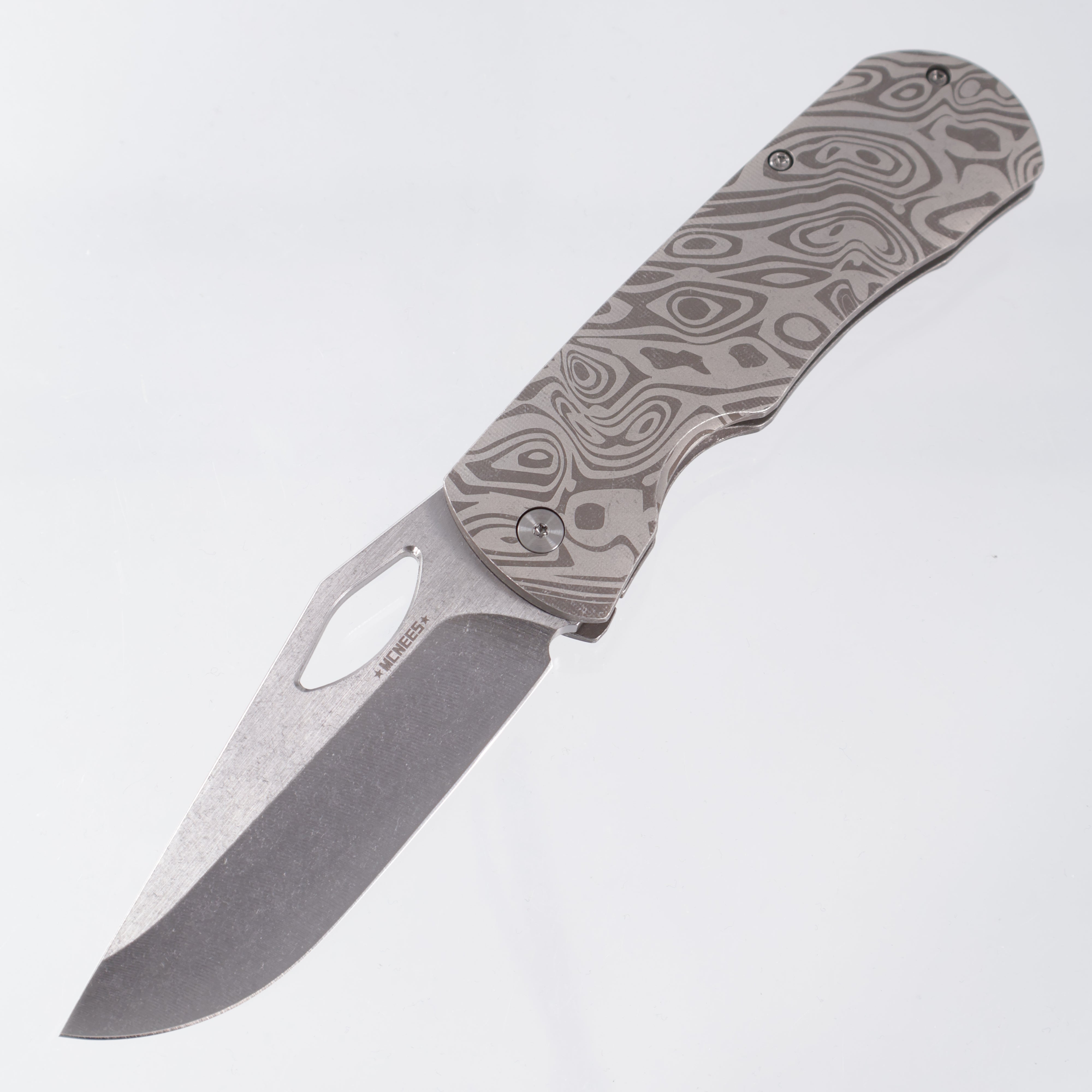 McNees Dixon - Bronze Ripple Engraved Ti - Satin Stonewash Magnacut 3.75" - BRNZ-A SIMS1T2396