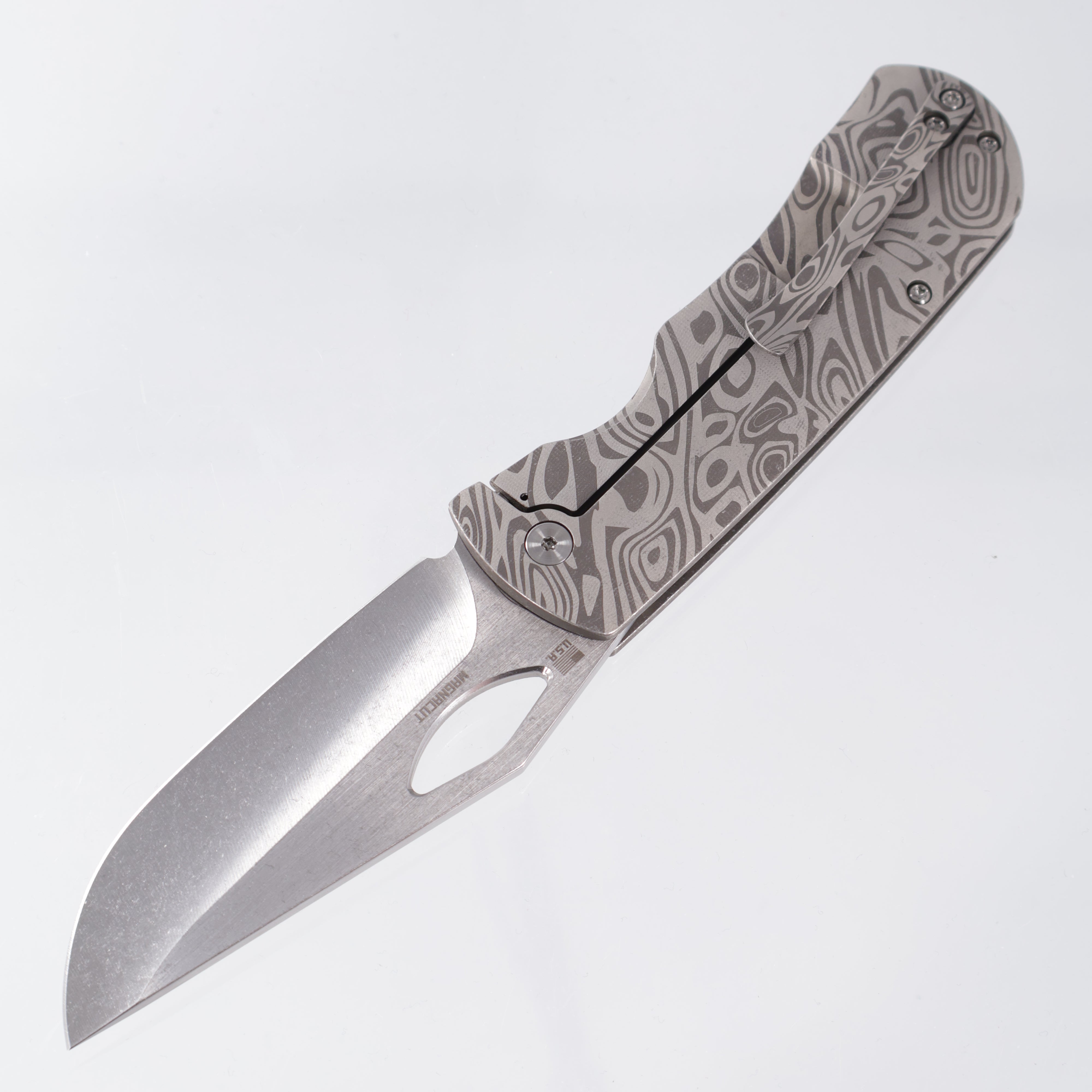 McNees Dixon - Bronze Ripple Engraved Ti - Satin Stonewash Magnacut 3.75" - BRNZ-A SIMS1T2396