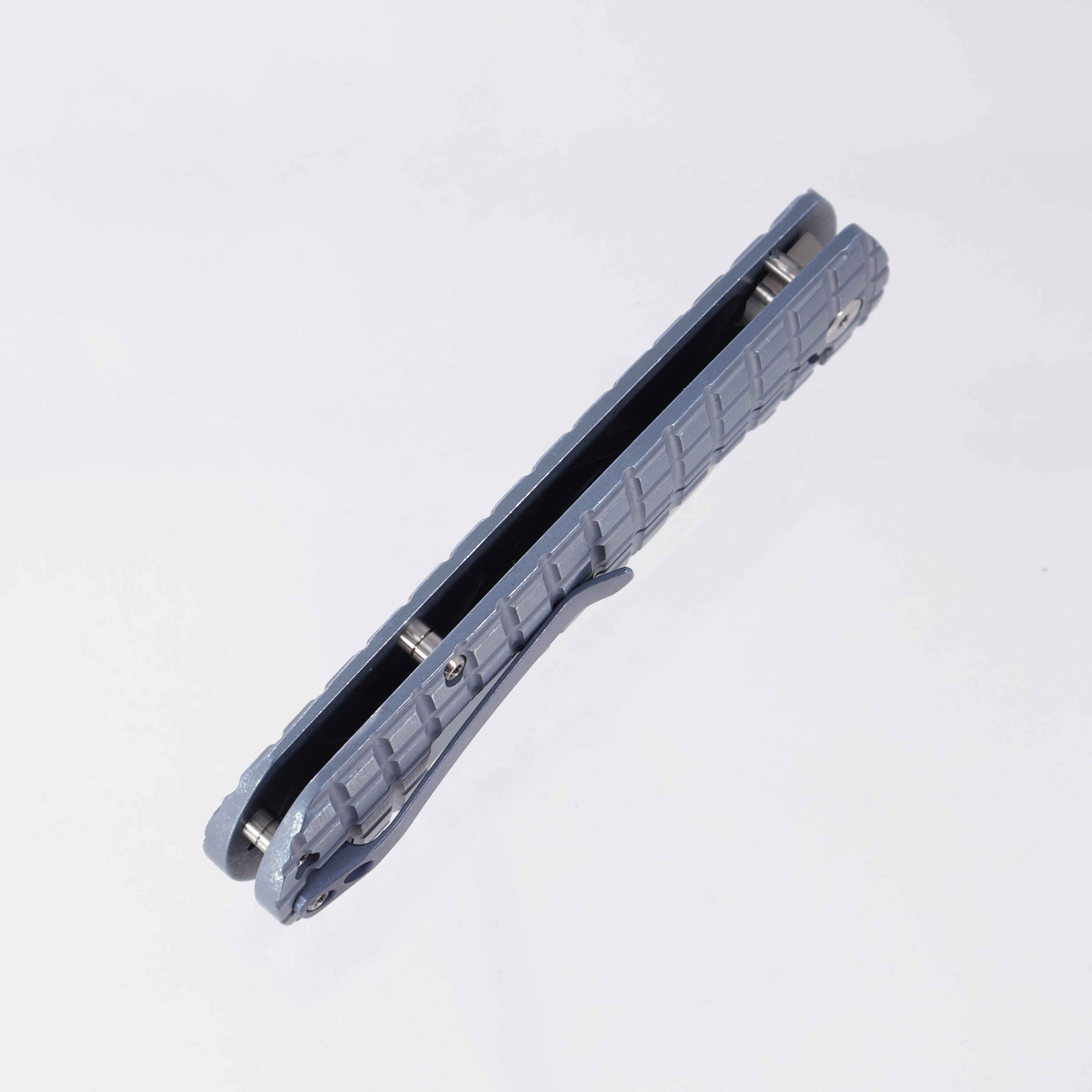 McNees Dixon - Blue Frag Milled Ti - Satin Stonewash Magnacut 3.75" - BLU-A SIMS1T2356