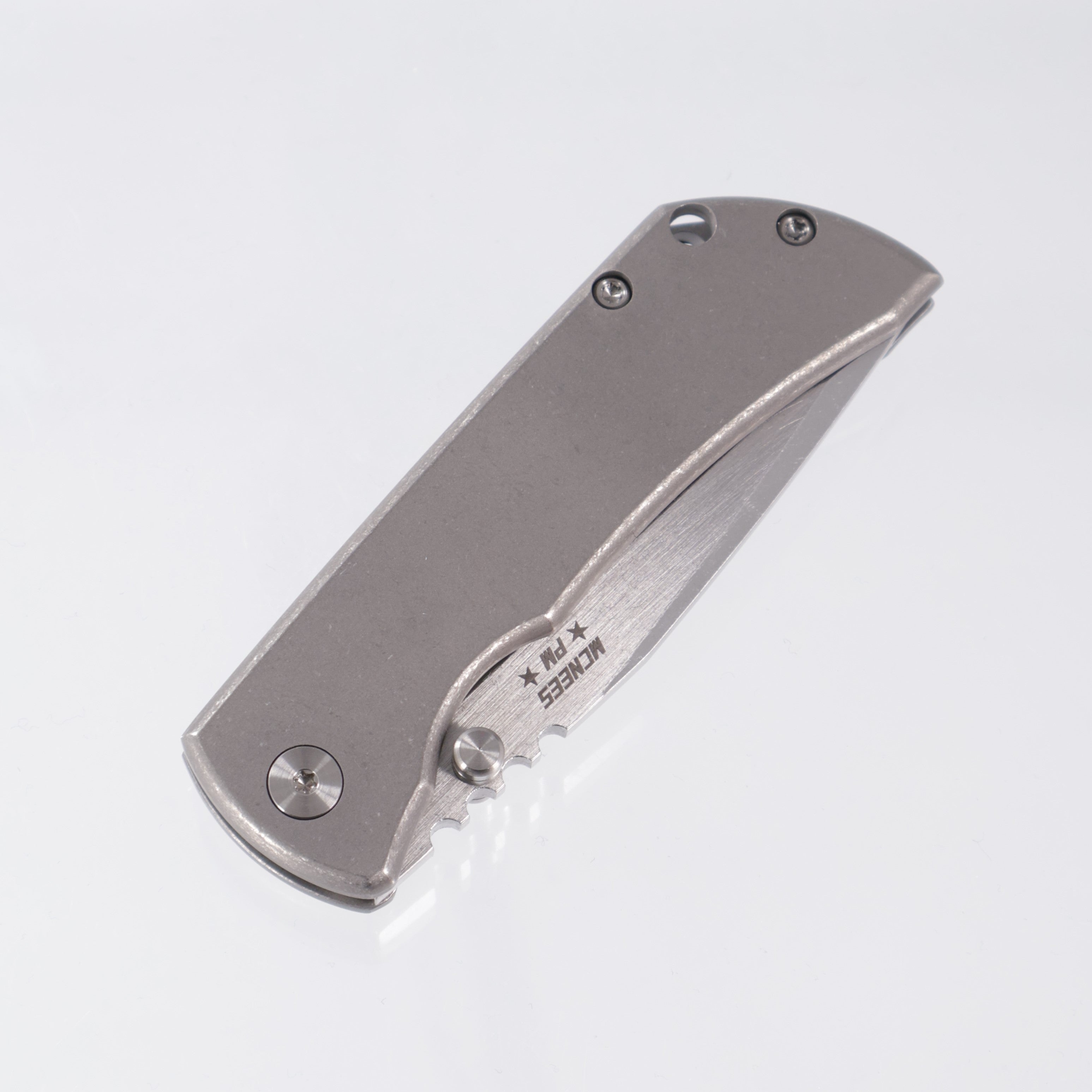 McNees PM Mac 2 - 3” Manual - Stonewash Smooth Ti - Satin Stonewash Magnacut - SW-A SIMS1T2440