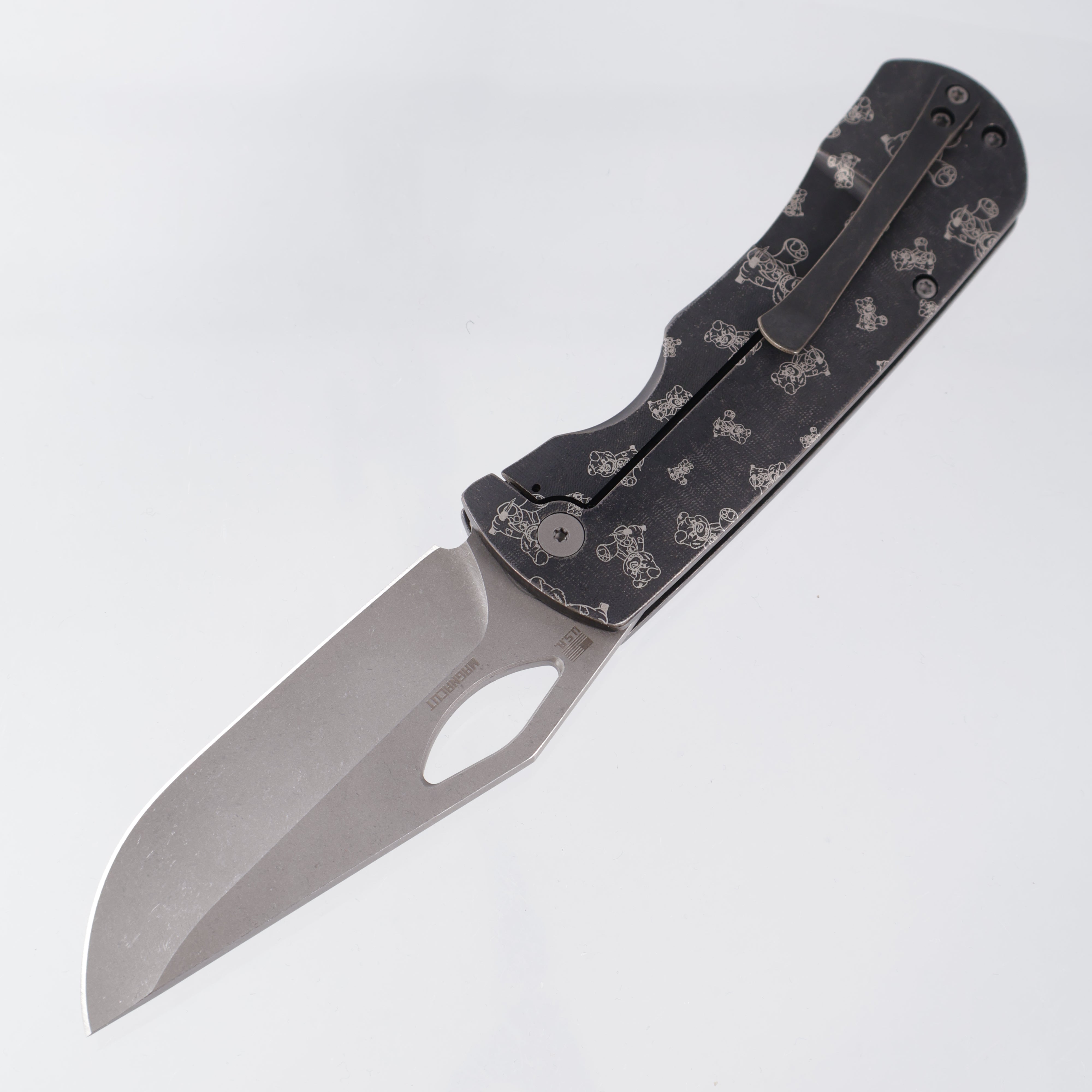 McNees Dixon - Antiqued Black Ano w/ Chaos Snugglez Lasering - Atomic Stonewash Magnacut - BROP Exclusive