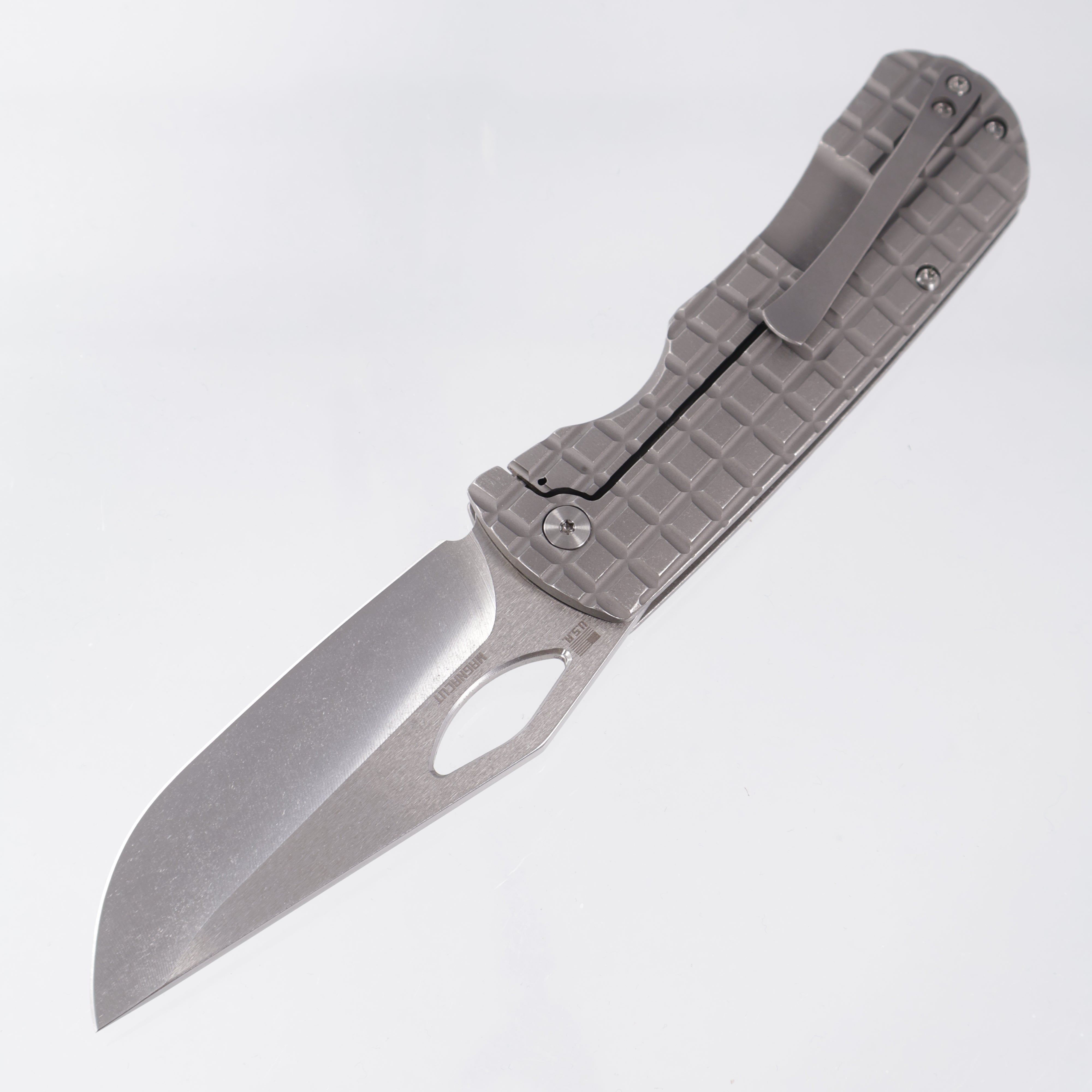 McNees Dixon - Stonewash Frag Milled Titanium - Satin Stonewash Magnacut