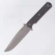 McNees Stalker Fixed Blade - Carbon Fiber - Atomic Stonewash S90V