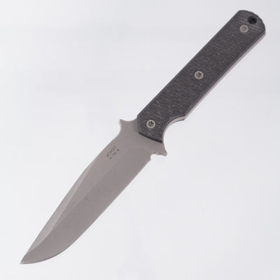 McNees Stalker Fixed Blade - Carbon Fiber - Atomic Stonewash S90V
