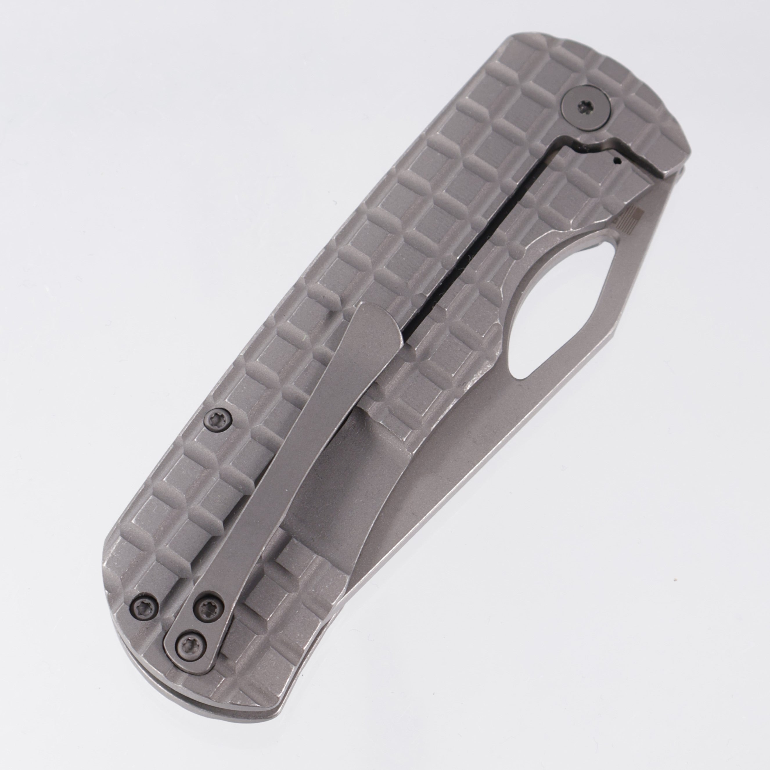 McNees Dixon - Stonewash Frag Milled Titanium - Atomic Stonewash Magnacut