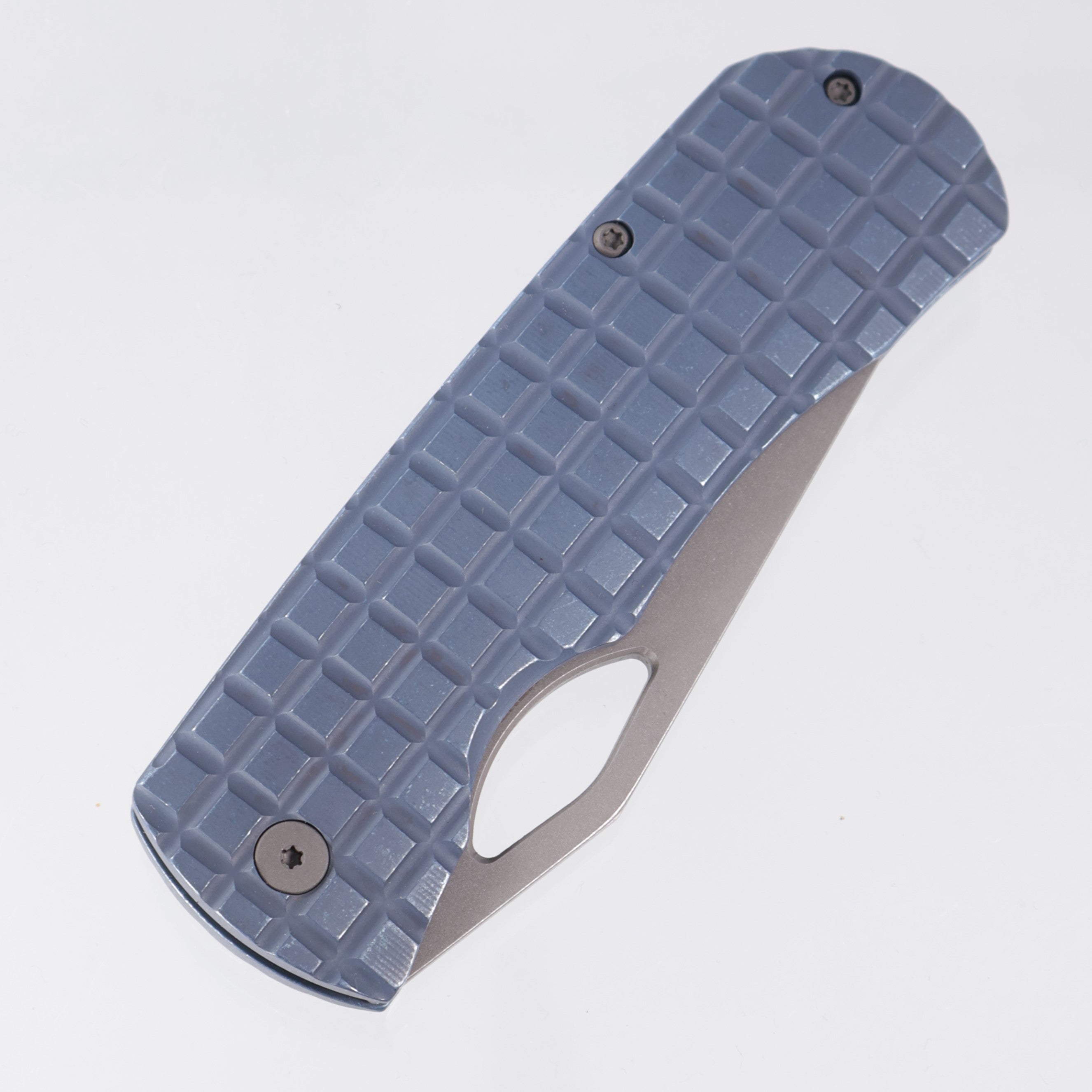 McNees Dixon - Blue Frag Milled Titanium - Atomic Stonewash Magnacut