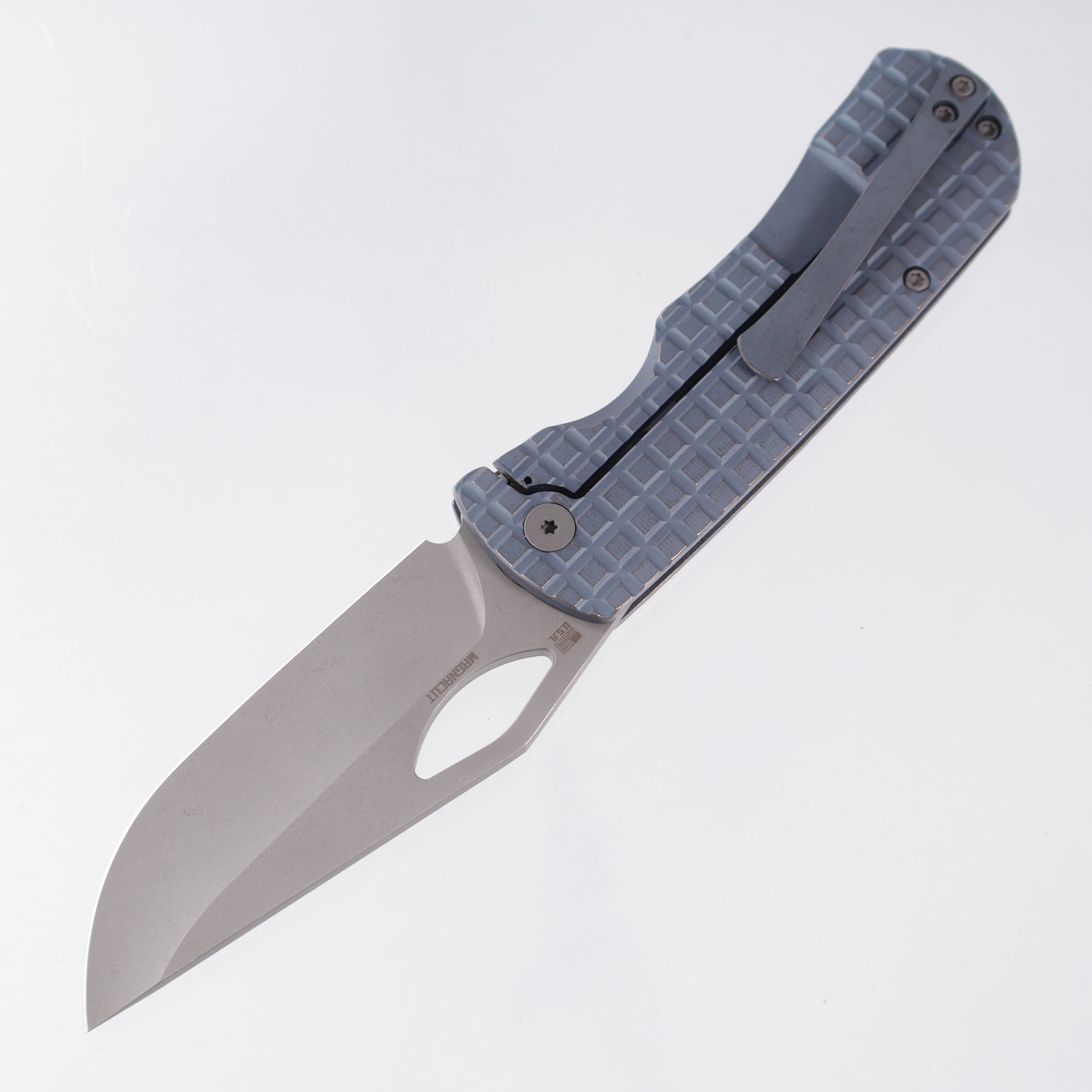 McNees Little Dixon - Blue/Bronze Frag Milled Titanium - Atomic Stonewash Magnacut