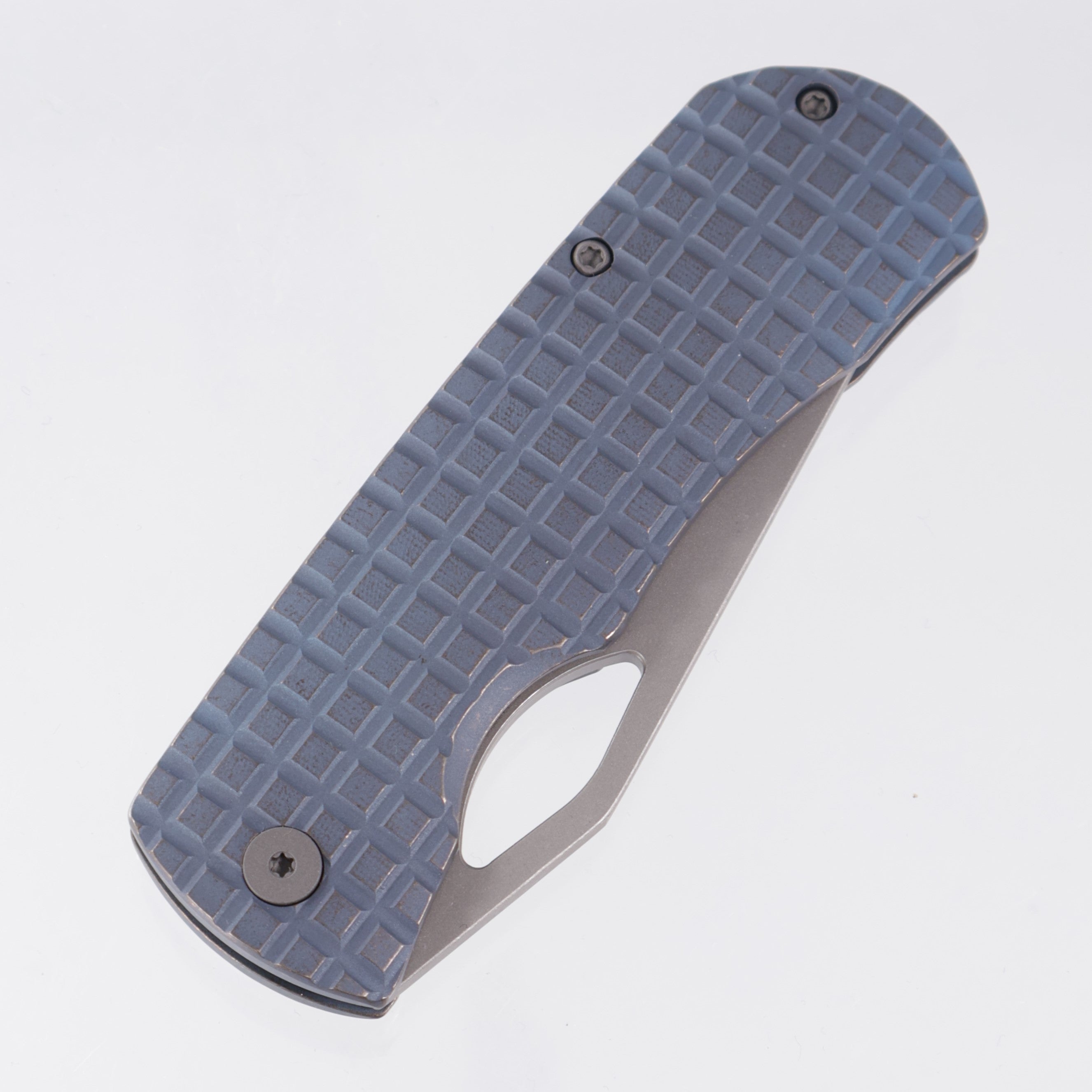 McNees Little Dixon - Blue/Bronze Frag Milled Titanium - Atomic Stonewash Magnacut