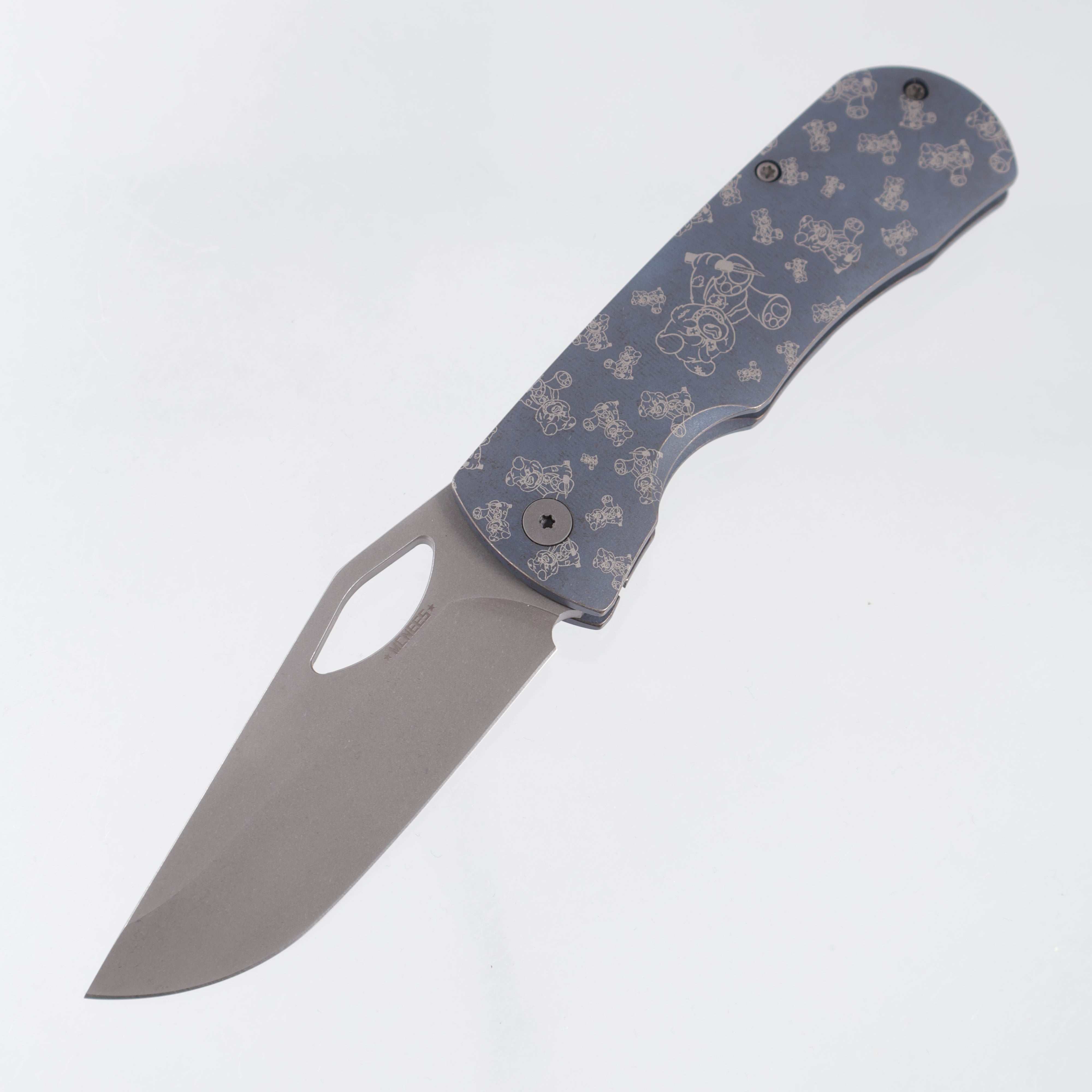 McNees Little Dixon - Blue/Bronze Ano w/ Chaos Snugglez Lasering - Atomic Stonewash Magnacut - BROP Exclusive