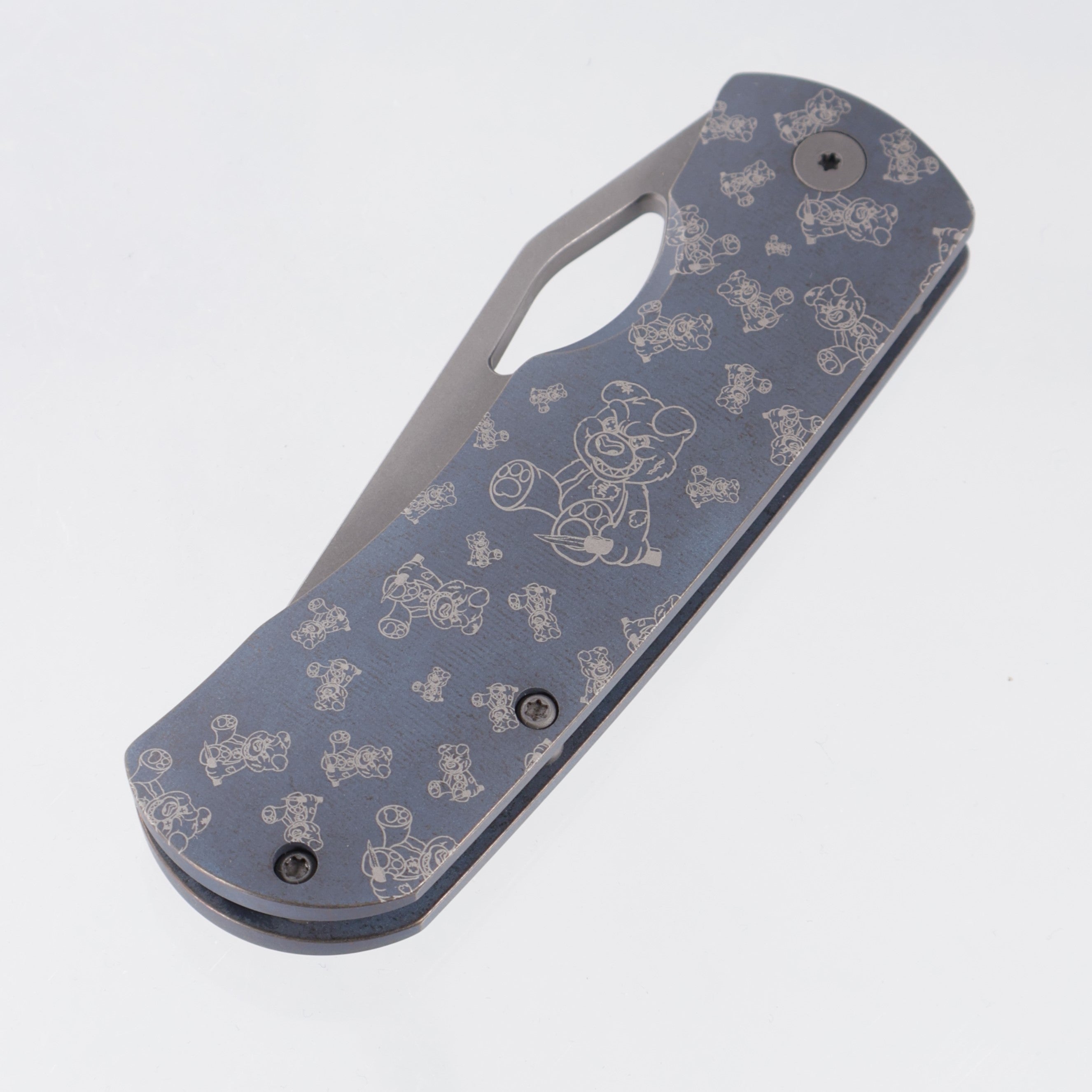 McNees Little Dixon - Blue/Bronze Ano w/ Chaos Snugglez Lasering - Atomic Stonewash Magnacut - BROP Exclusive