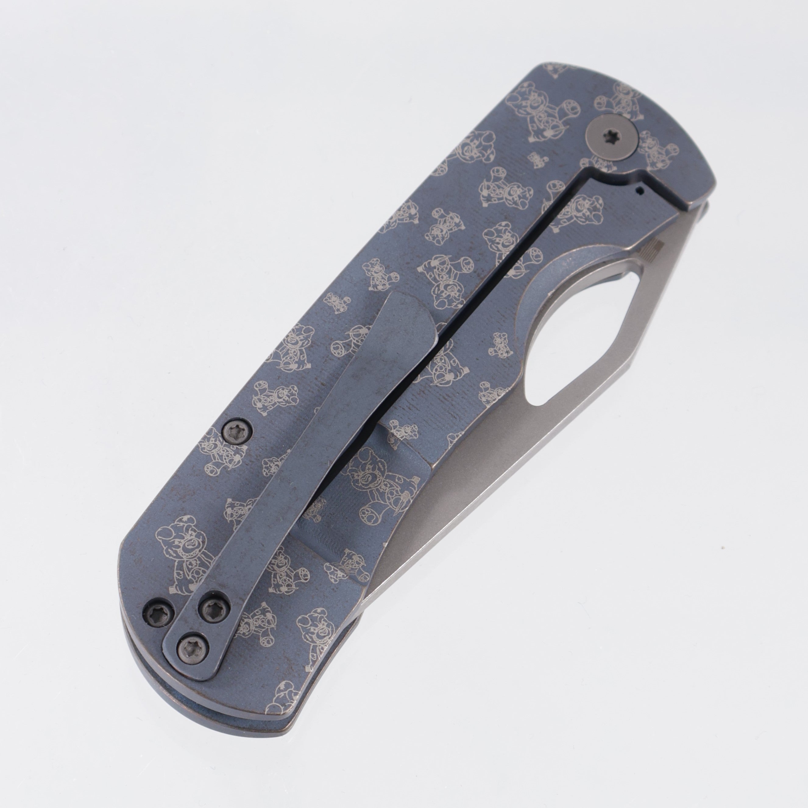 McNees Little Dixon - Blue/Bronze Ano w/ Chaos Snugglez Lasering - Atomic Stonewash Magnacut - BROP Exclusive