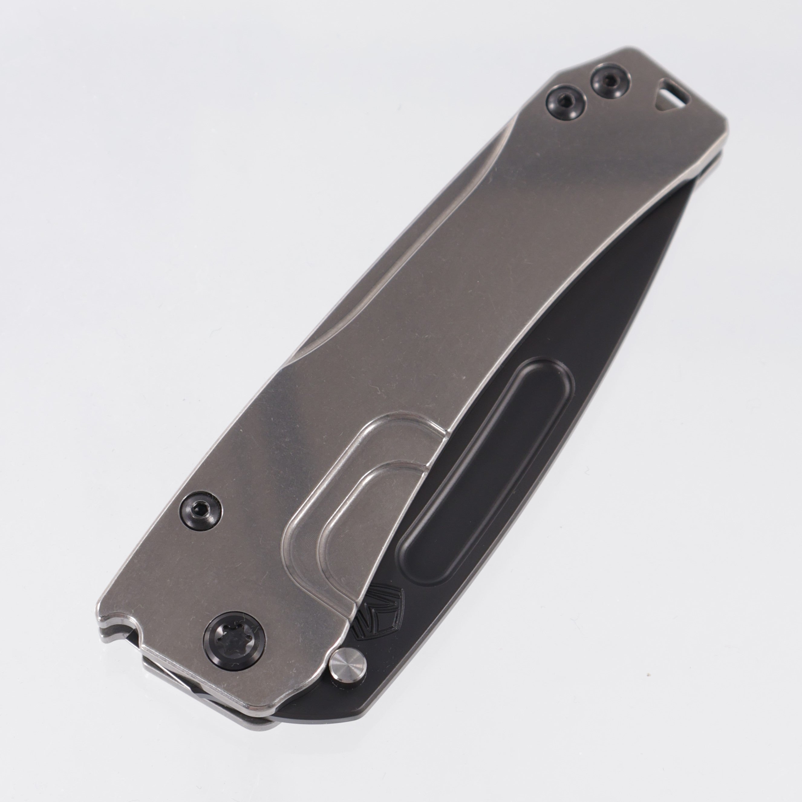 Medford Slim Midi Tanto - Tumbled Titanium Front Scale & Lockside - PVD S45VN - MK2014PT-01TM-TPCP-Q4