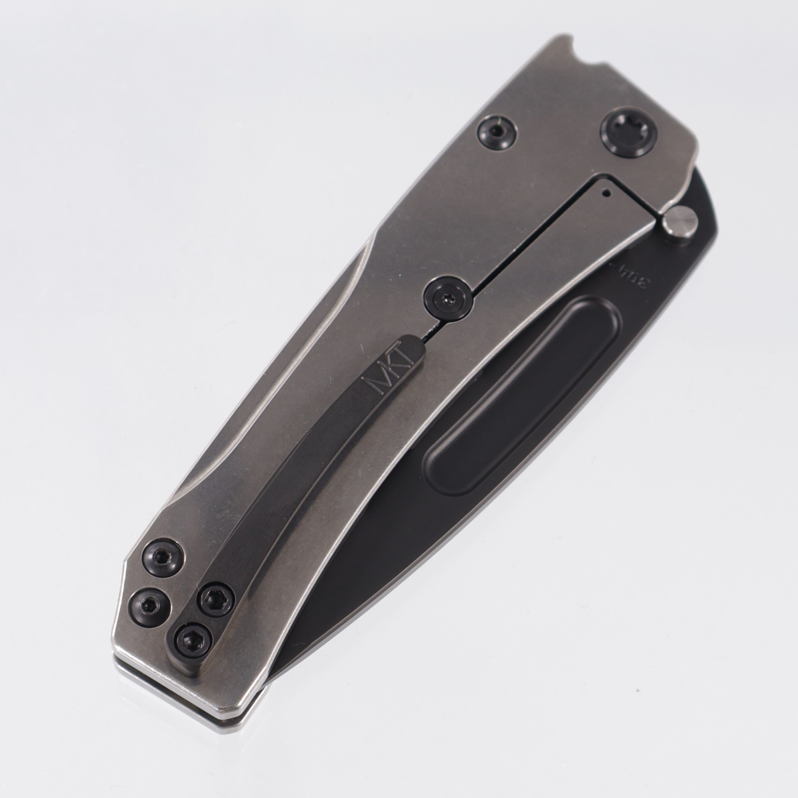 Medford Slim Midi Tanto - Tumbled Titanium Front Scale & Lockside - PVD S45VN - MK2014PT-01TM-TPCP-Q4