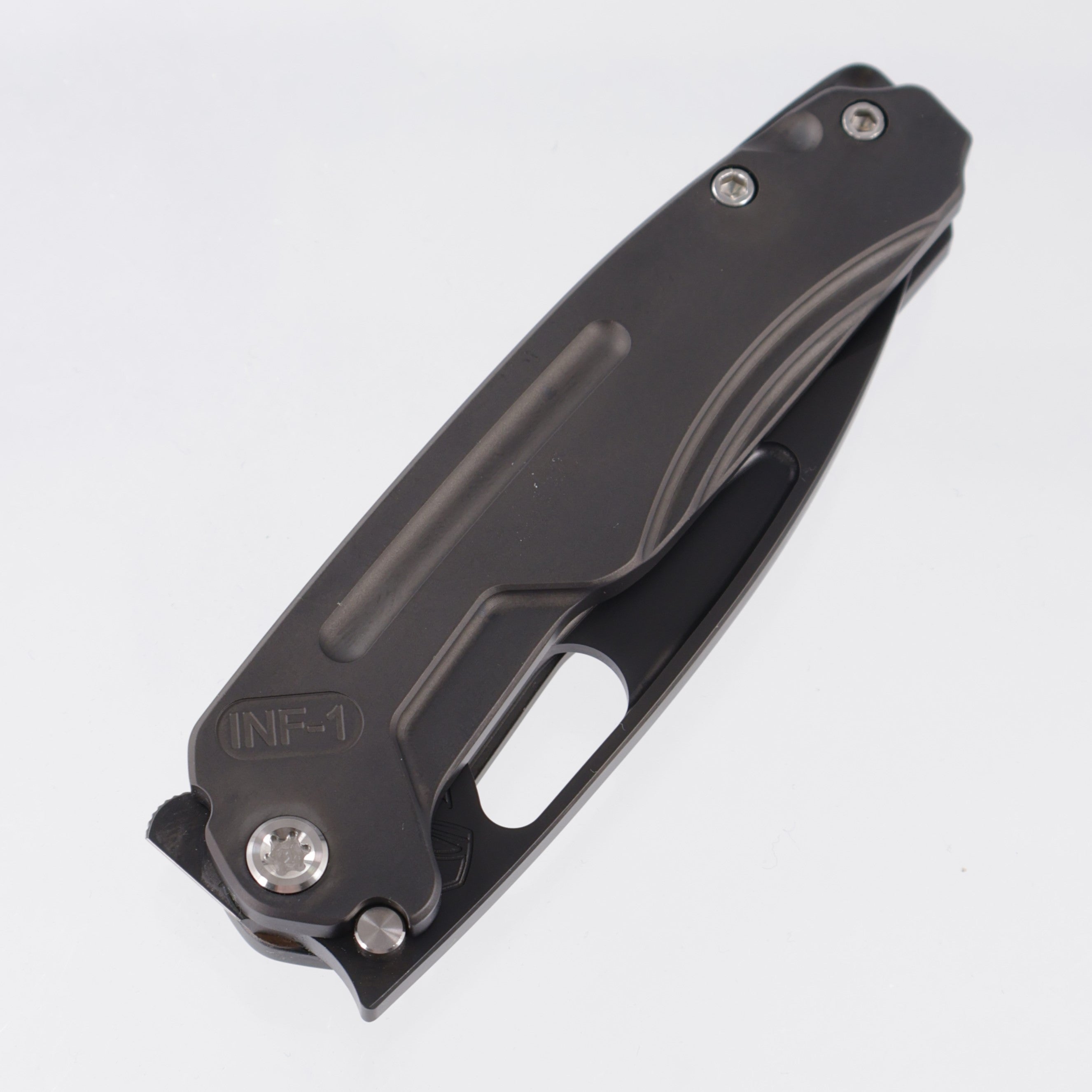 Medford Infraction - Black PVD Titanium Front Scale & Lockside - PVD S35VN - MK0314PQ-30PV-TSCS-BP