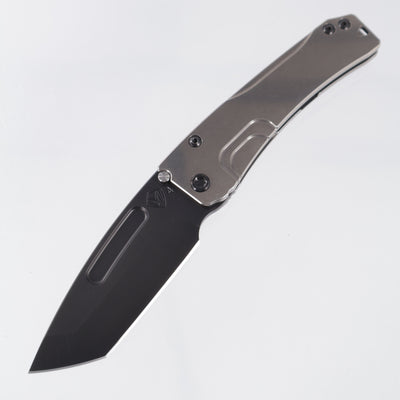 Medford Slim Midi Tanto - Tumbled Titanium Front Scale & Lockside - PVD S45VN - MK2014PT-01TM-TPCP-Q4