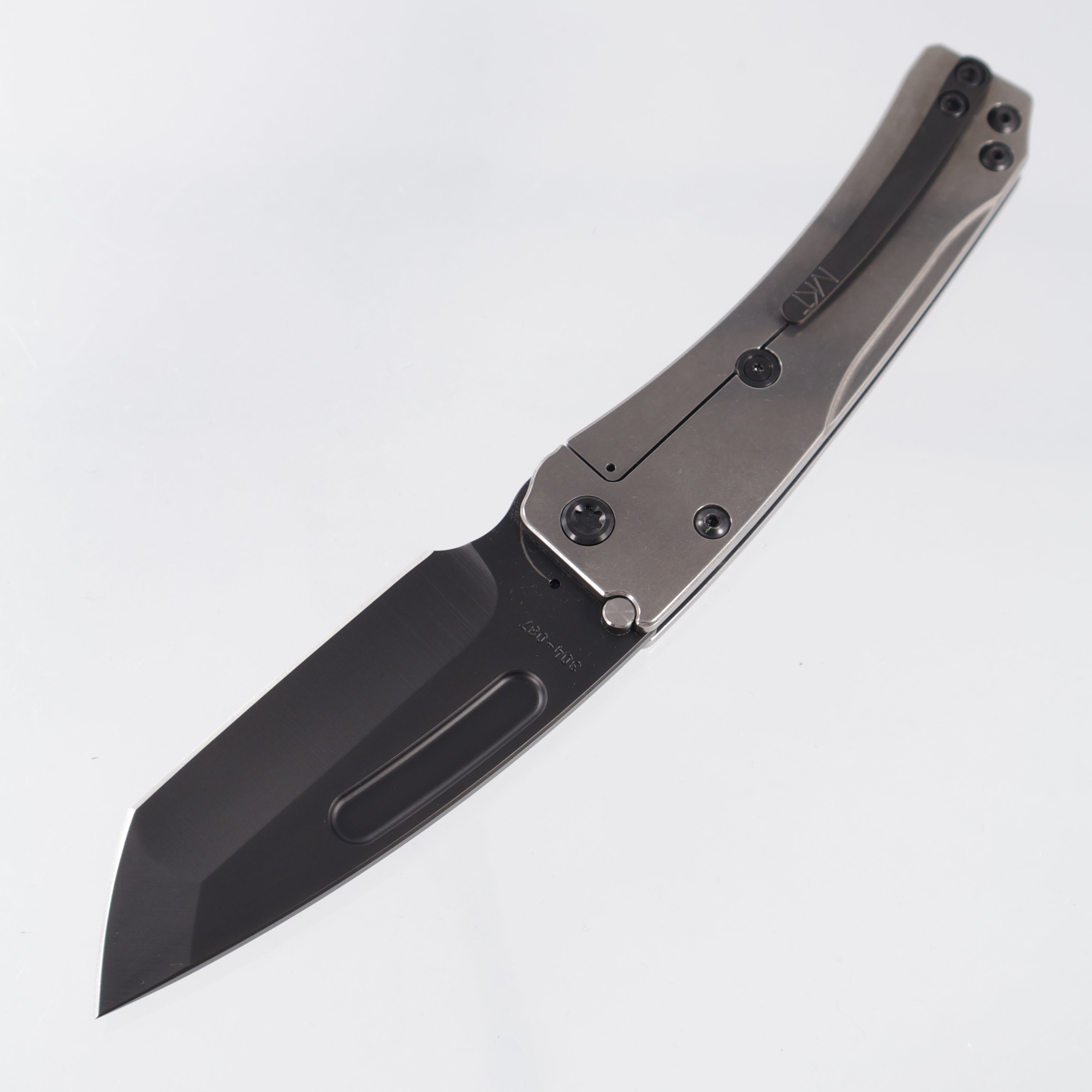 Medford Slim Midi Tanto - Tumbled Titanium Front Scale & Lockside - PVD S45VN - MK2014PT-01TM-TPCP-Q4