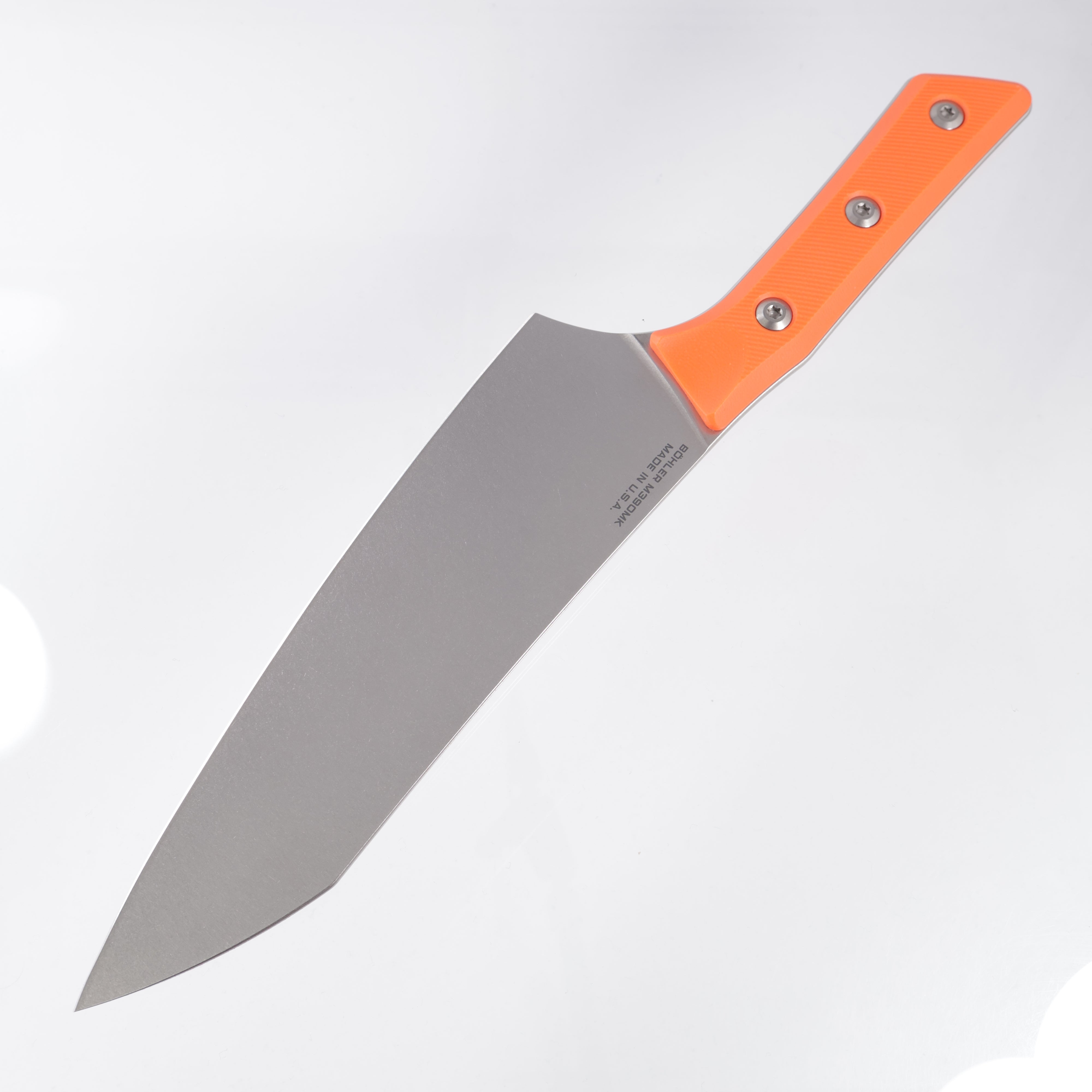 Microtech Santoku 6" - Ember G10 - Stonewash M390MK - 3000-10EM