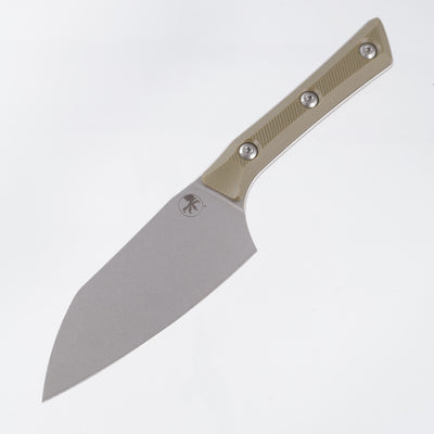 Microtech Santoku 4" - OD Green G10 - Stonewash M390MK - 3300-10OD