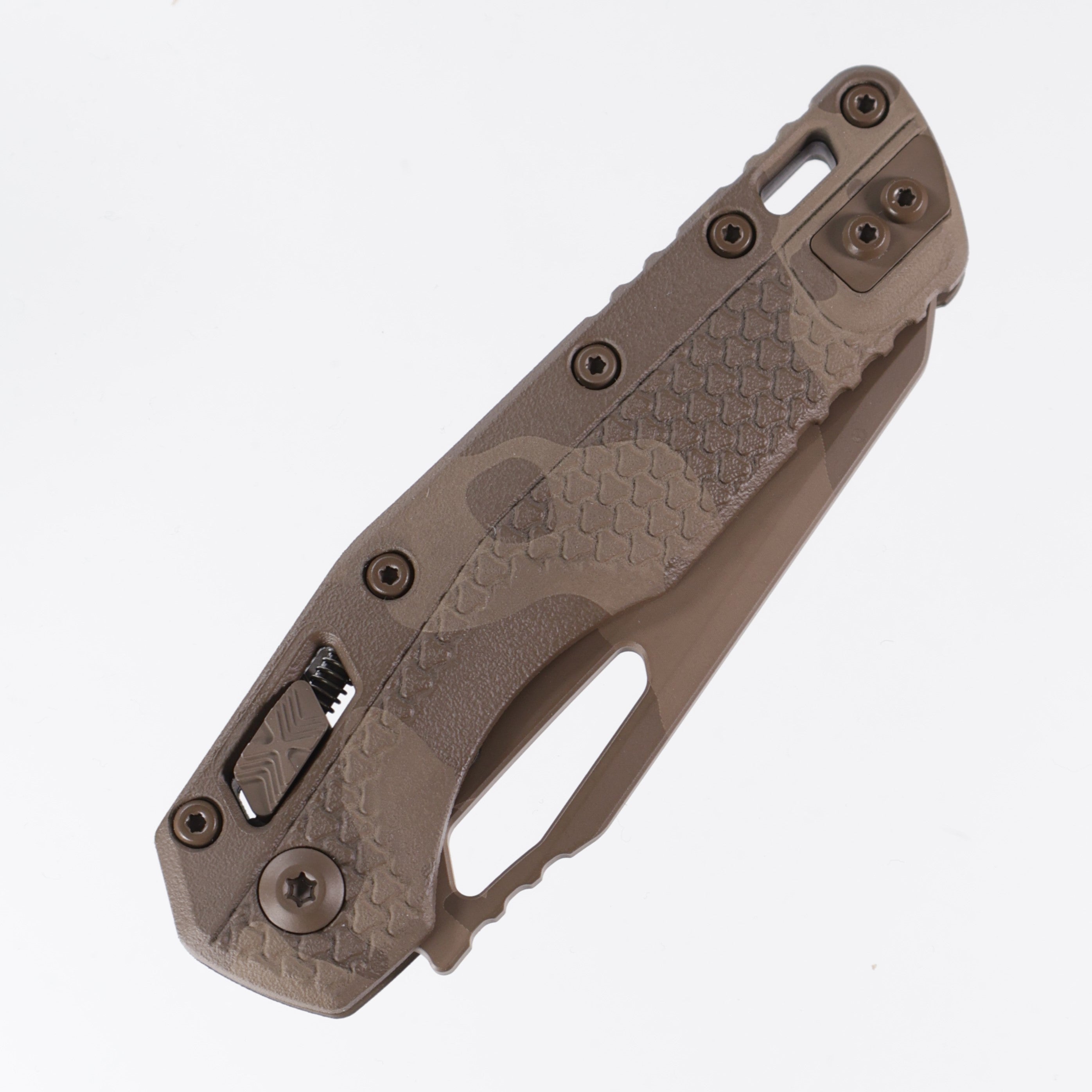 Microtech MSI - Chocolate Camo - Plain Edge - 210T-1 PMCHC-X11Z12