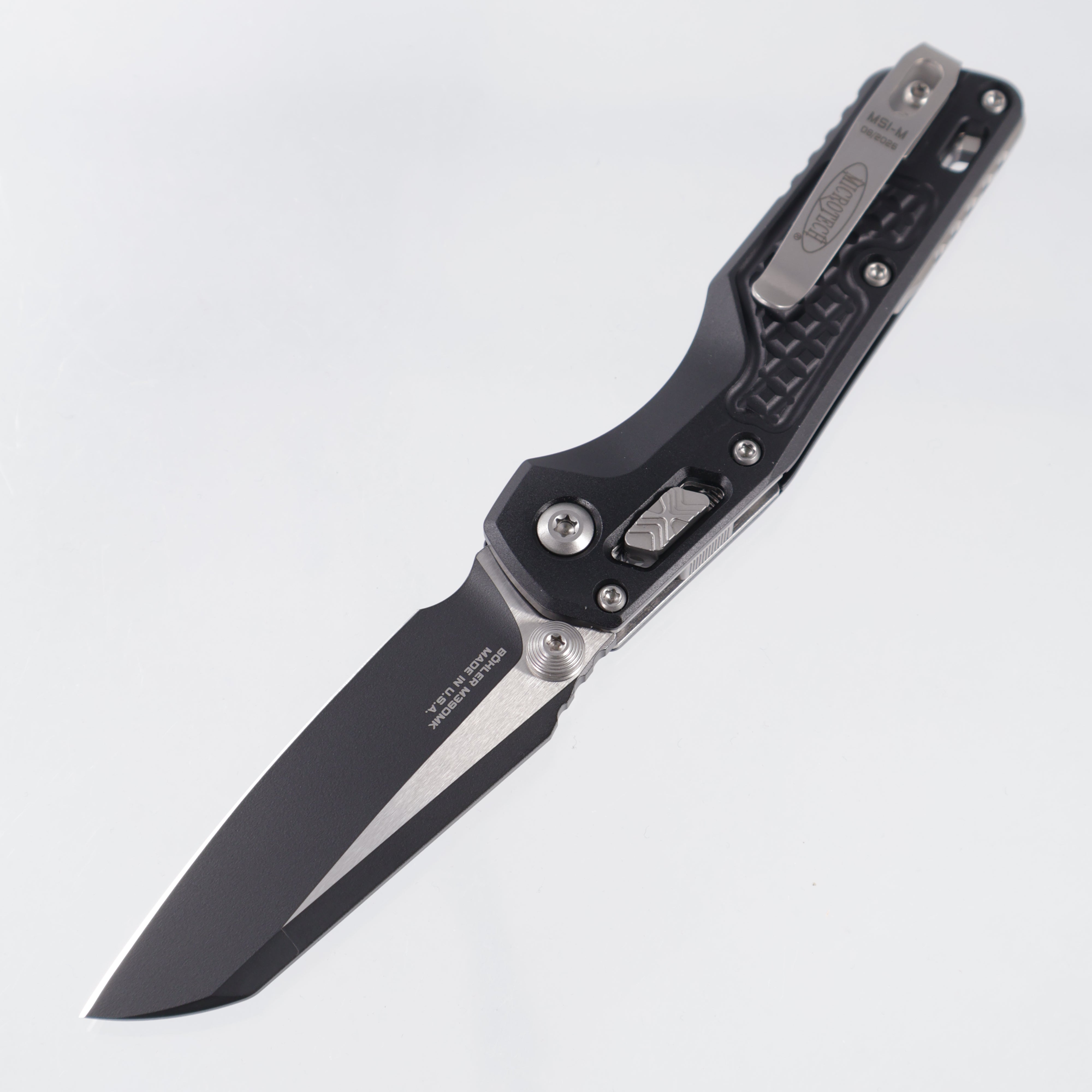 Microtech MSI Mini - Black Frag Aluminum - Black Standard M390MK - 210M-1 FR