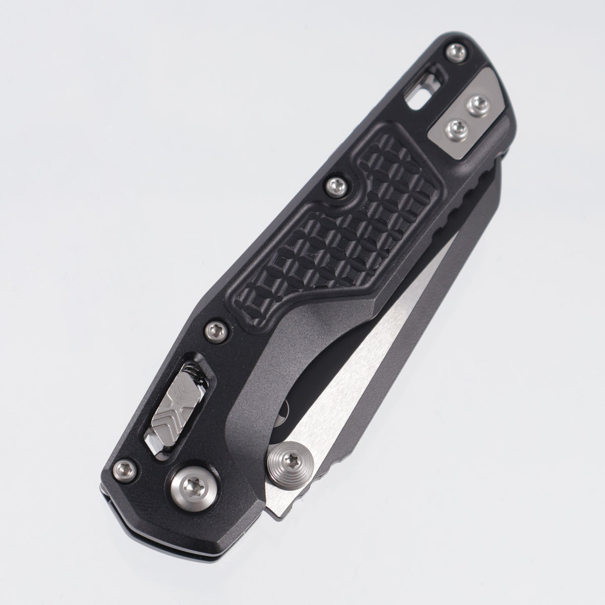 Microtech MSI Mini - Black Frag Aluminum - Black Standard M390MK - 210M-1 FR