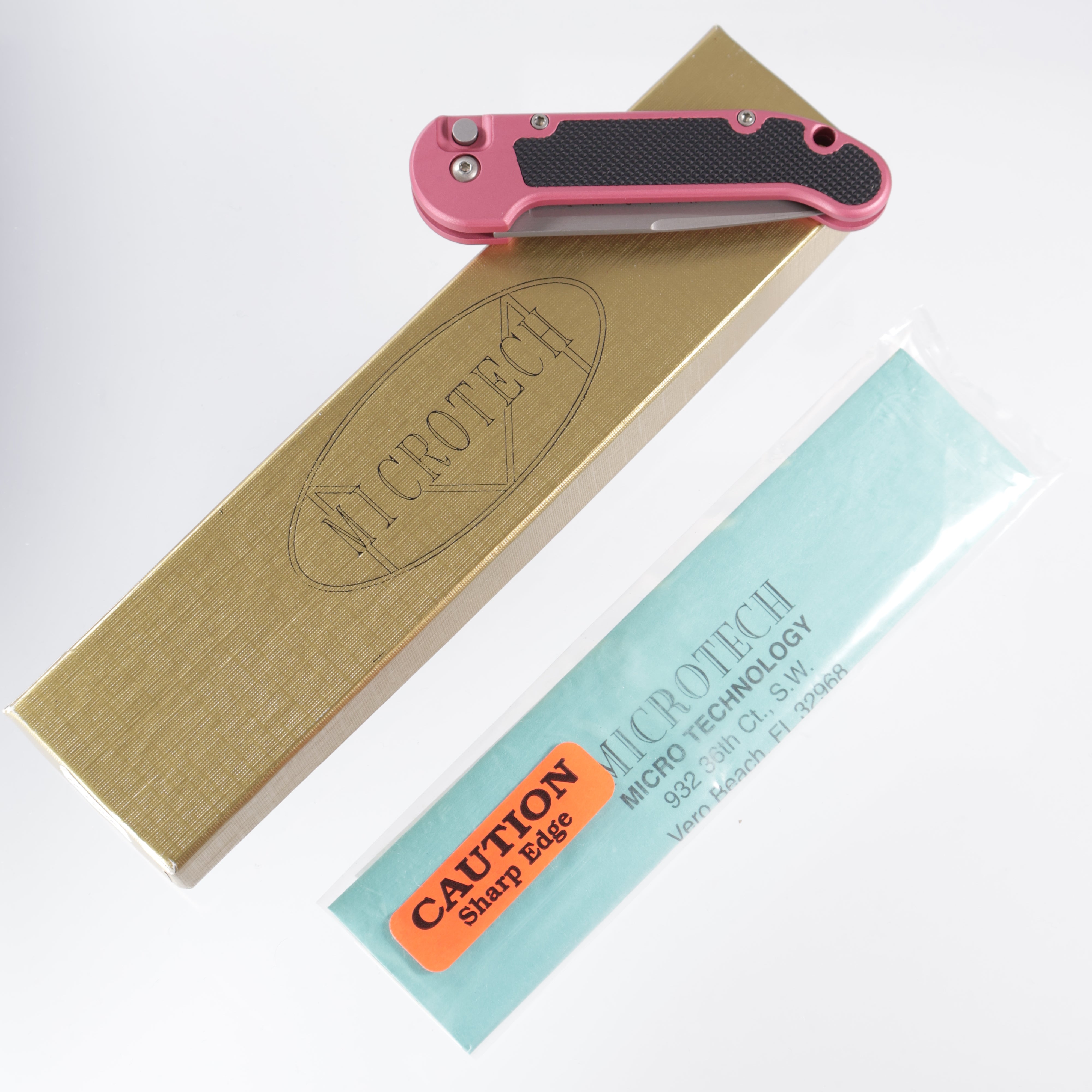 Microtech Vintage Mini UDT Pink - Beadblast blade - 08/1995 build - Pre-Owned