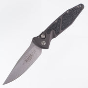 Microtech Vintage Mini Socom Elite Auto w/safety - Stonewash 154CM Drop Point - 04/2003 Build - Pre-Owned