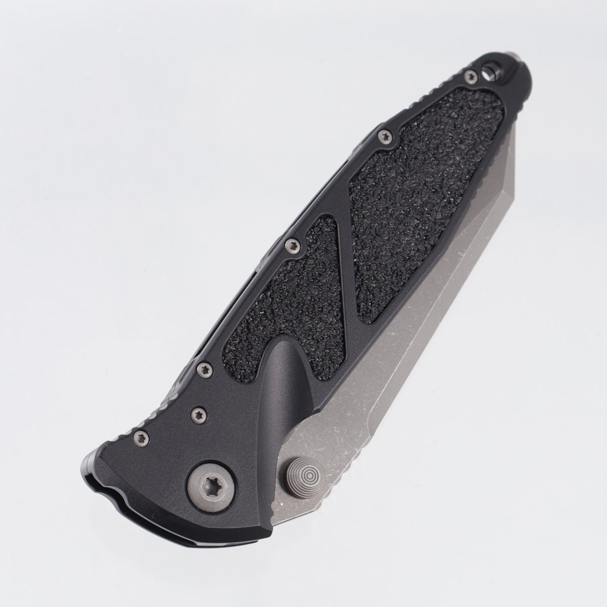 Microtech Socom Elite Warcom Signature Series - Black Aluminum - Apocalyptic M390MK - 259-10 APS
