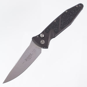 Microtech Vintage Mini Socom Elite Auto w/ safety - Stonewash 154M Drop Point - 04/2003 Build - Pre-Owned