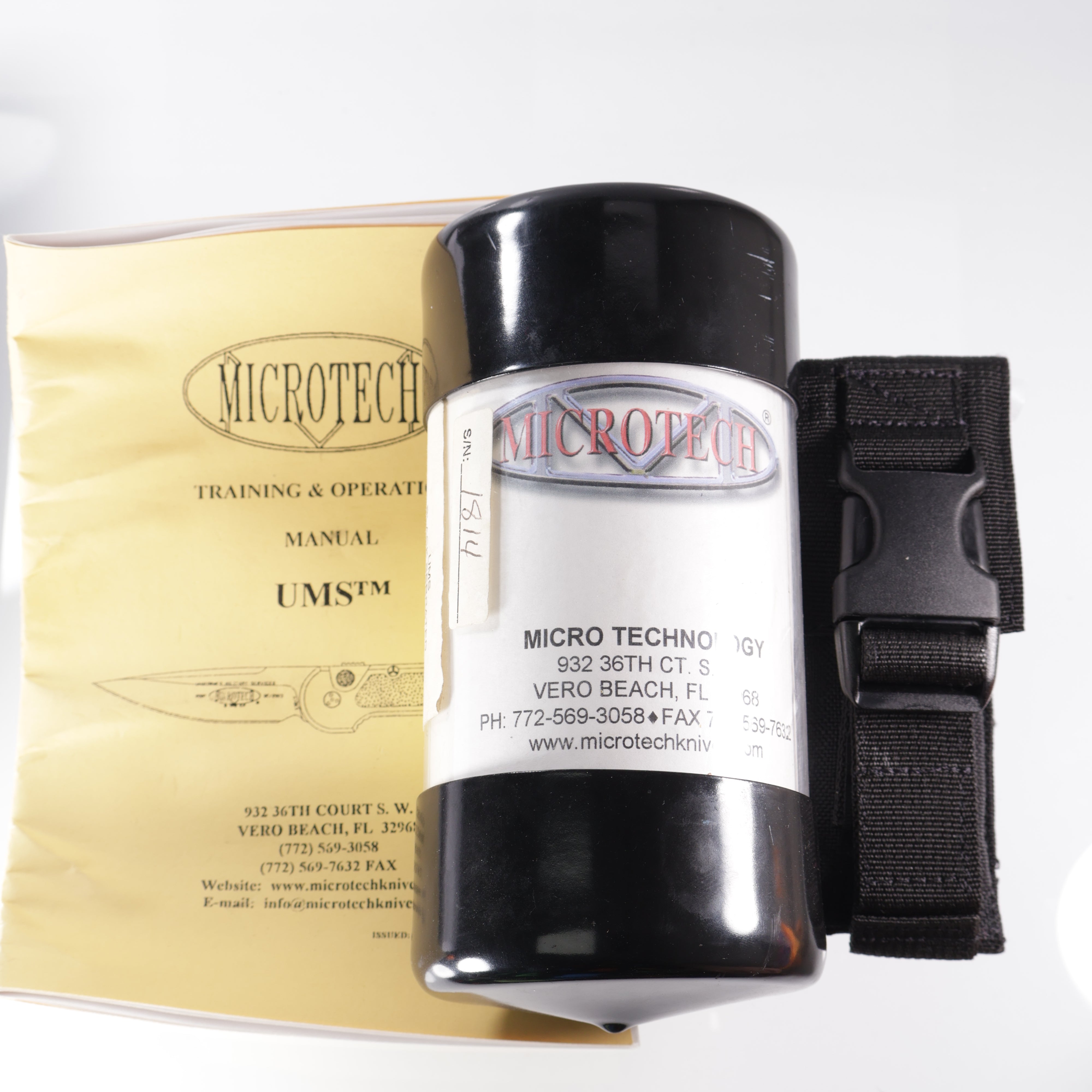 Microtech Vintage UMS w/ Safety - Black Partial Serrated S30V - 11/2003 build