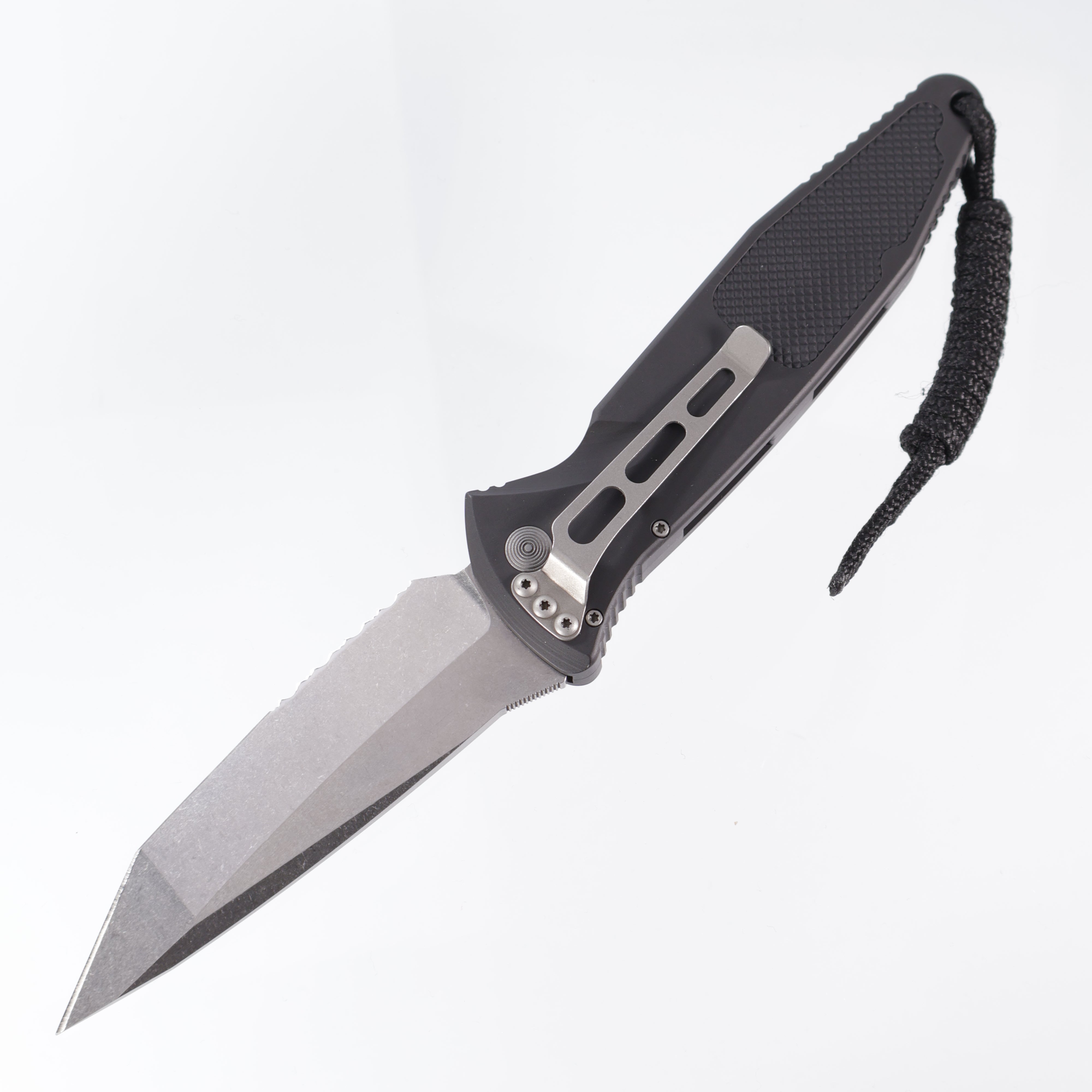 Microtech Vintage Socom Elite Auto - Stonewash 154CM Tanto - 03/2003 build - Pre-Owned