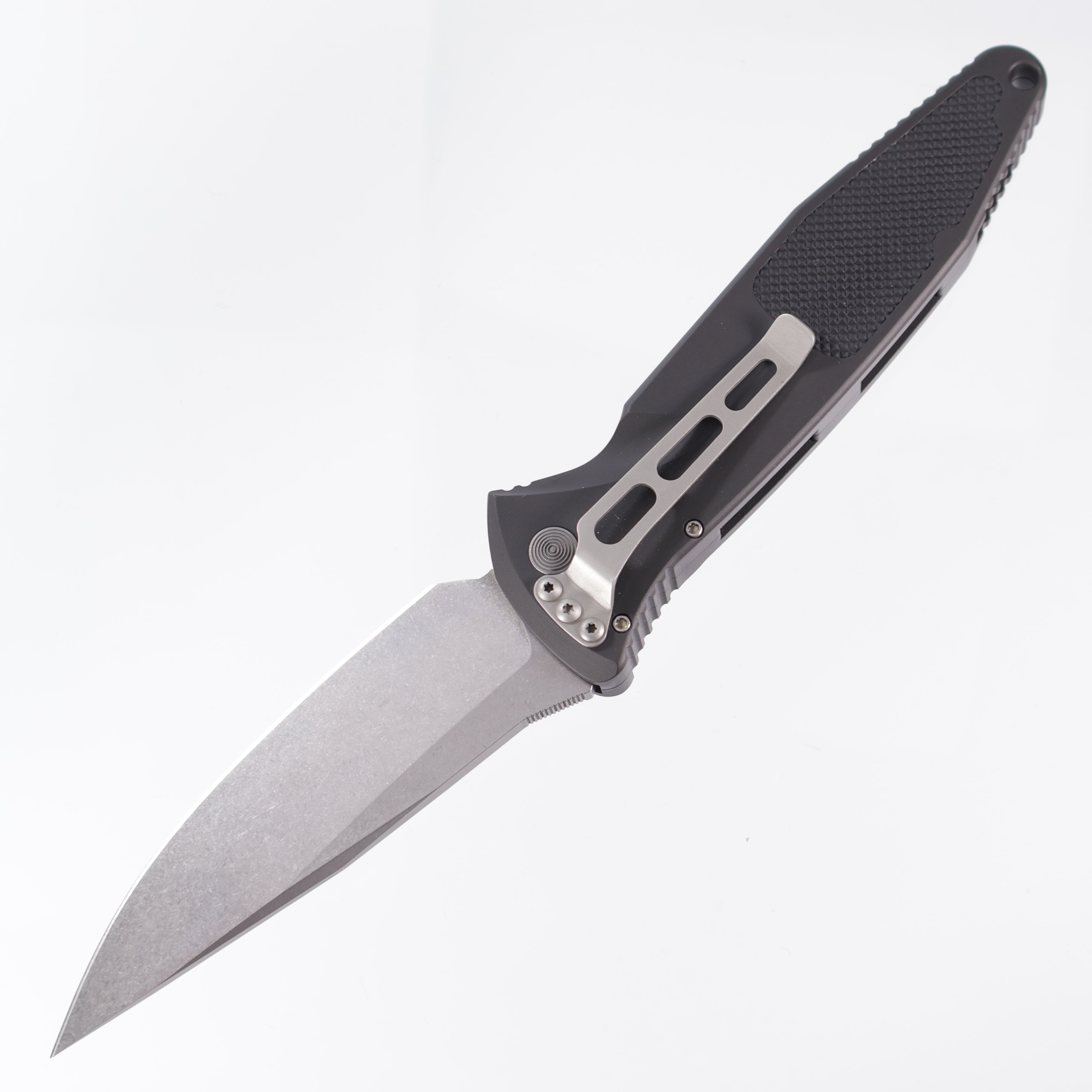 Microtech Vintage Socom Elite Auto - Stonewash 154CM Drop Point - 01/2001 build - Pre-Owned