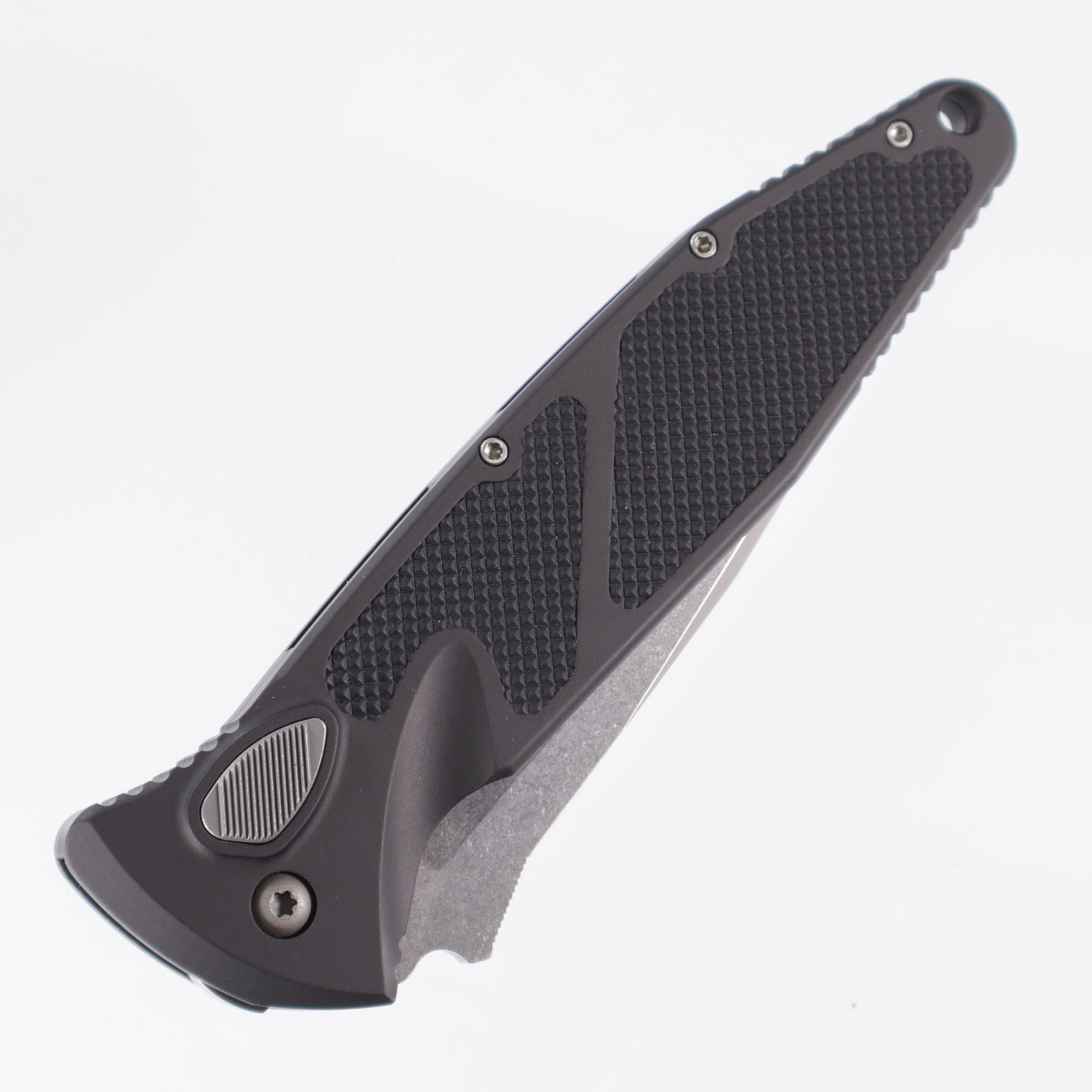 Microtech Vintage Socom Elite Auto - Stonewash 154CM Drop Point - 01/2001 build - Pre-Owned