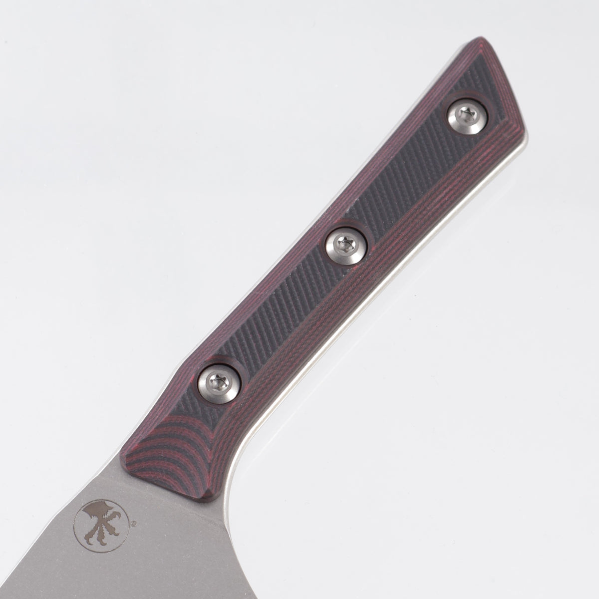 Microtech Santoku 4" - Black Cherry G10 - Stonewash M390MK - 3300-10BC