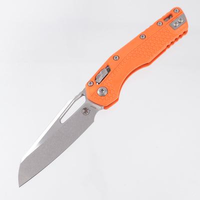 Microtech MSI - Orange Polymer - Stonewash M390MK - 210T-10 PMOR