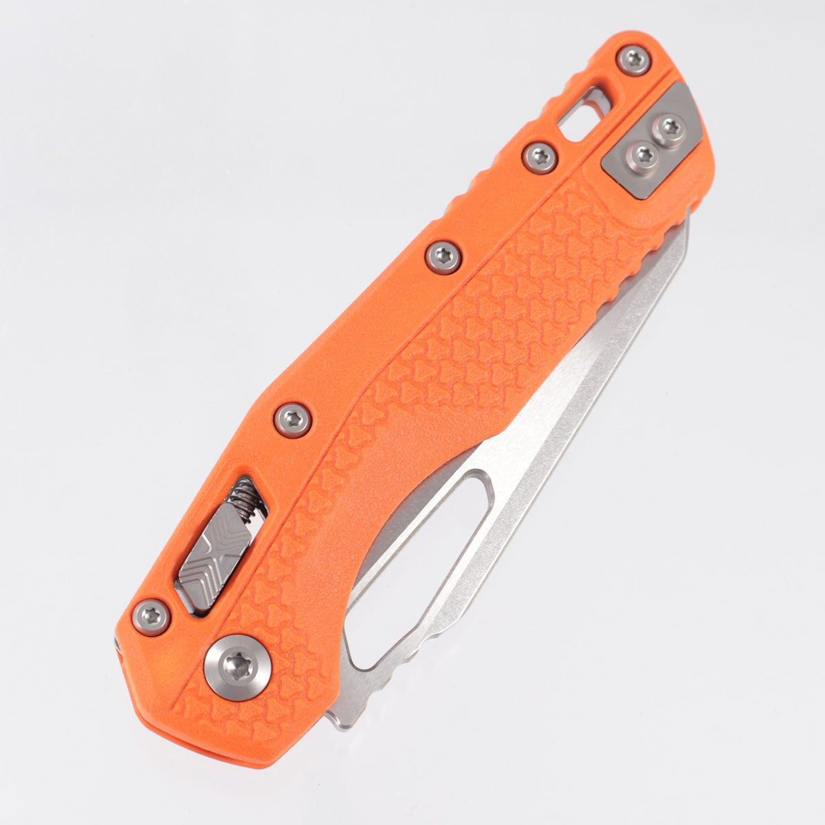 Microtech MSI - Orange Polymer - Stonewash M390MK - 210T-10 PMOR